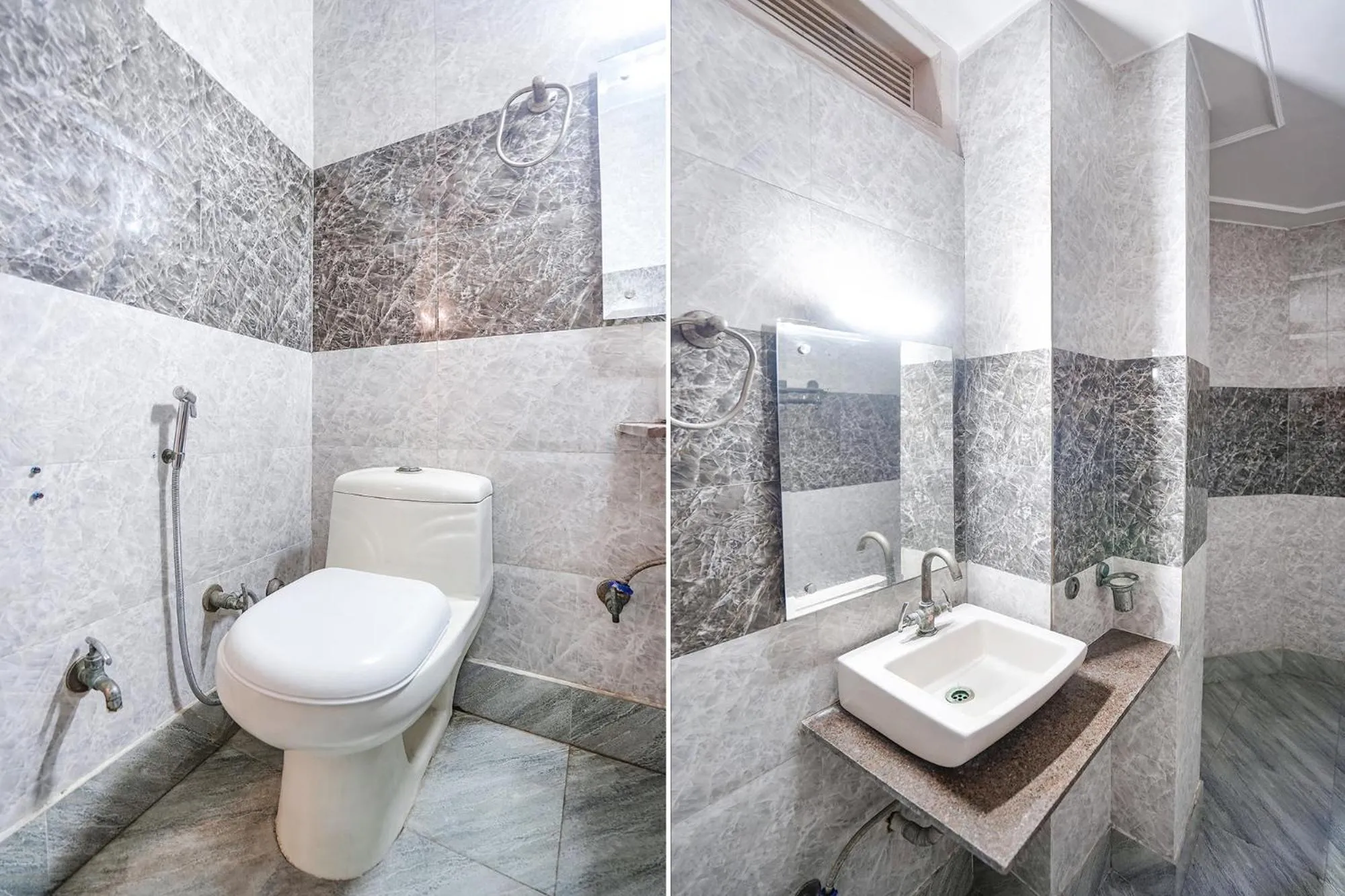 Bathroom in FabHotel India International