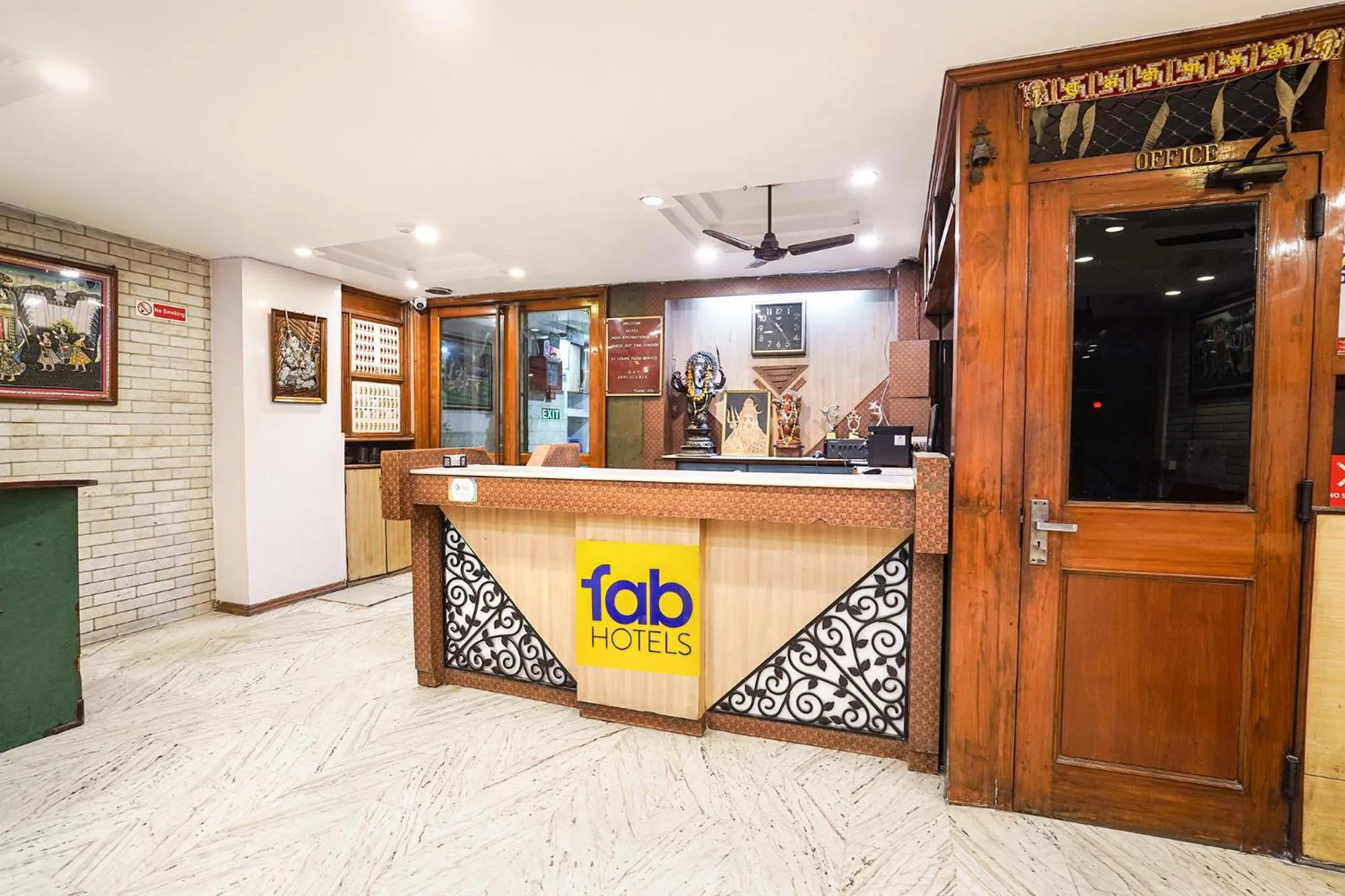Lobby or reception in FabHotel India International