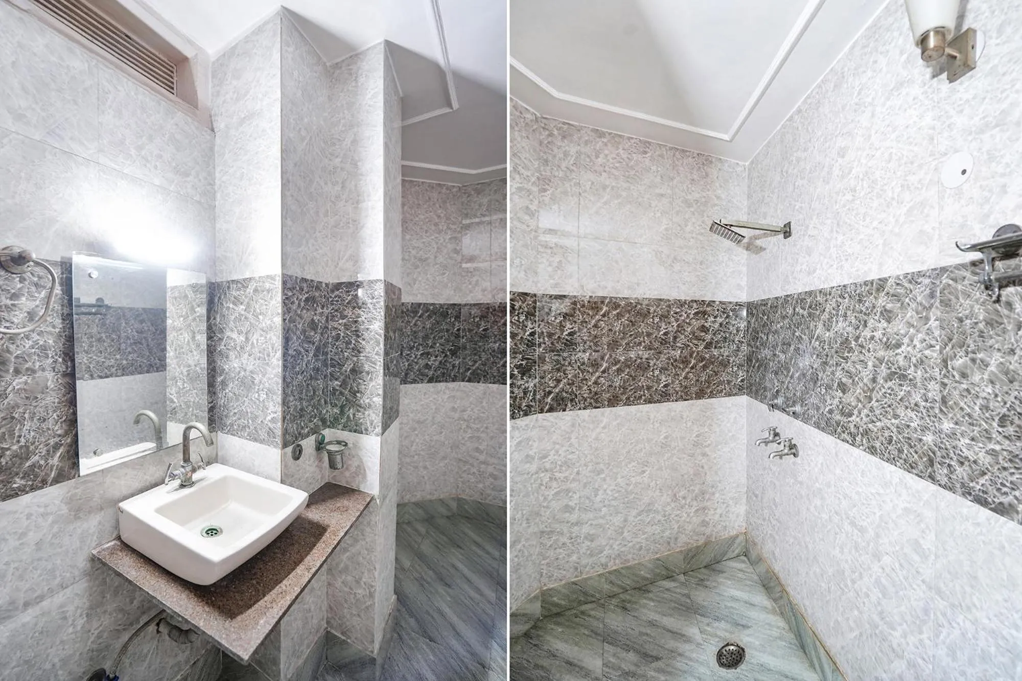 Bathroom in FabHotel India International