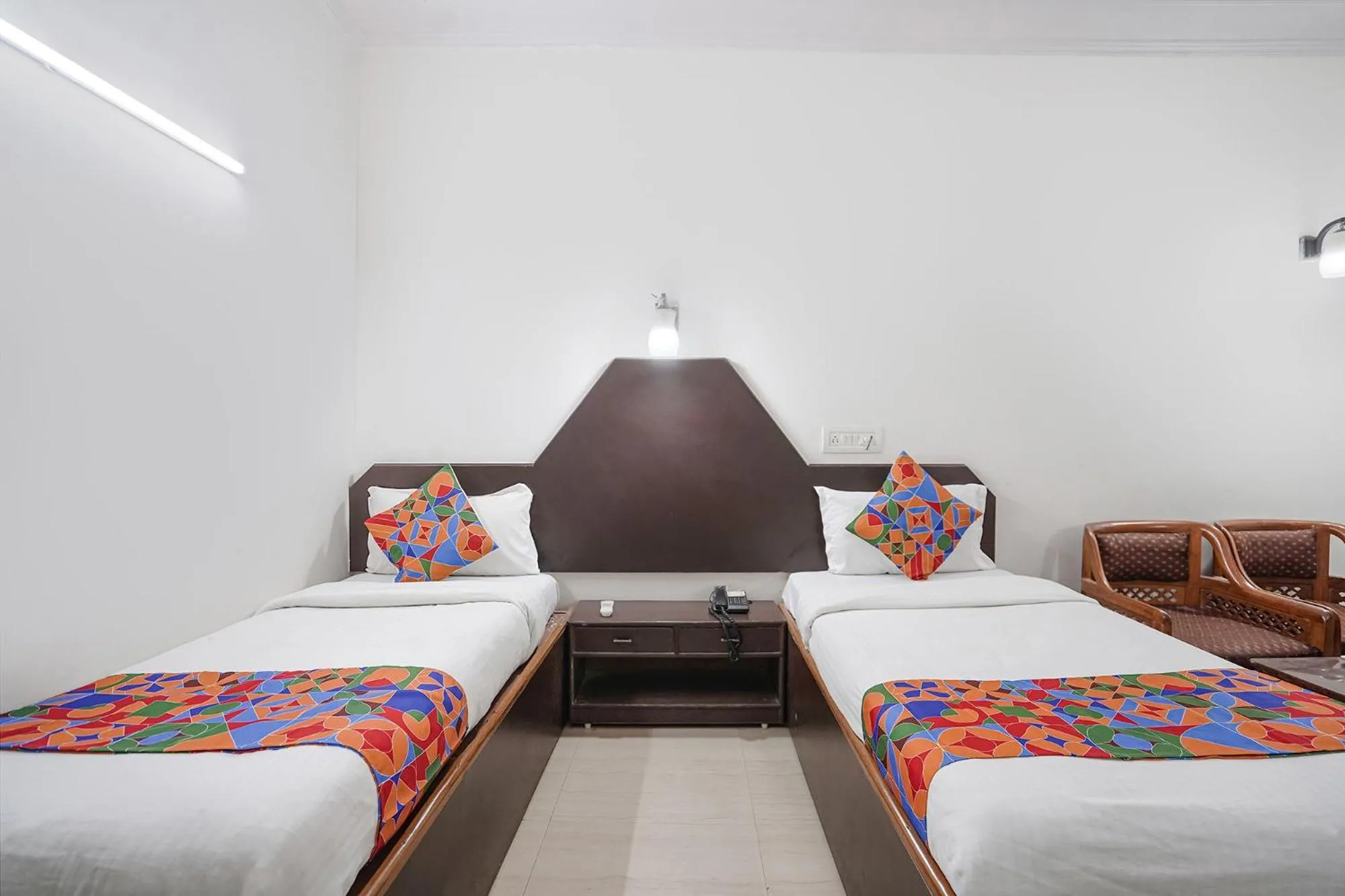 Bed in FabHotel India International