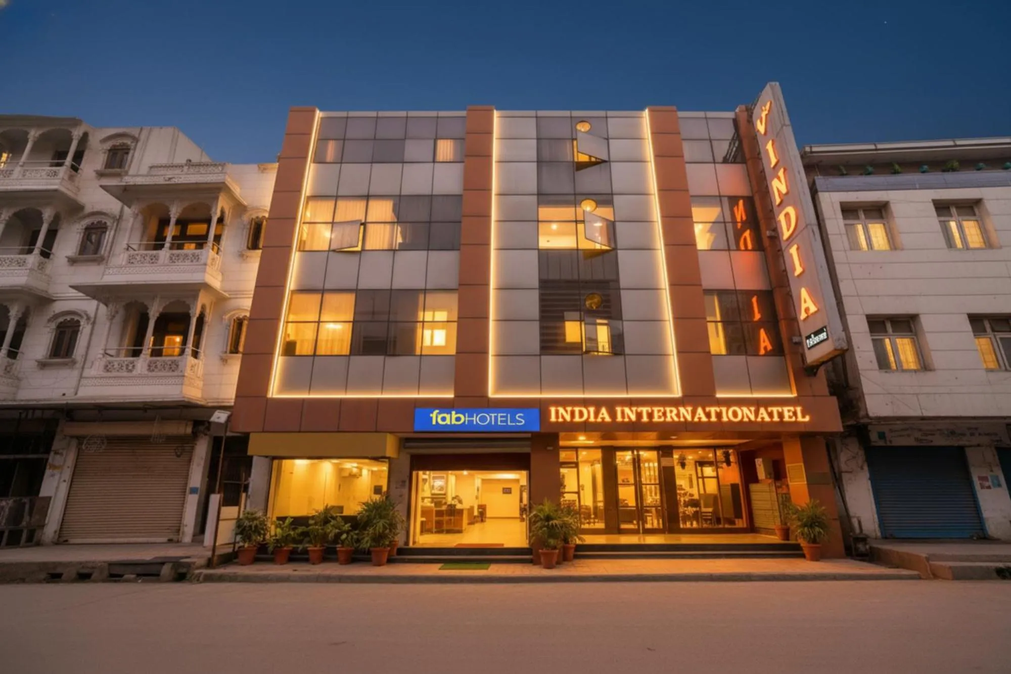 Facade/entrance in FabHotel India International