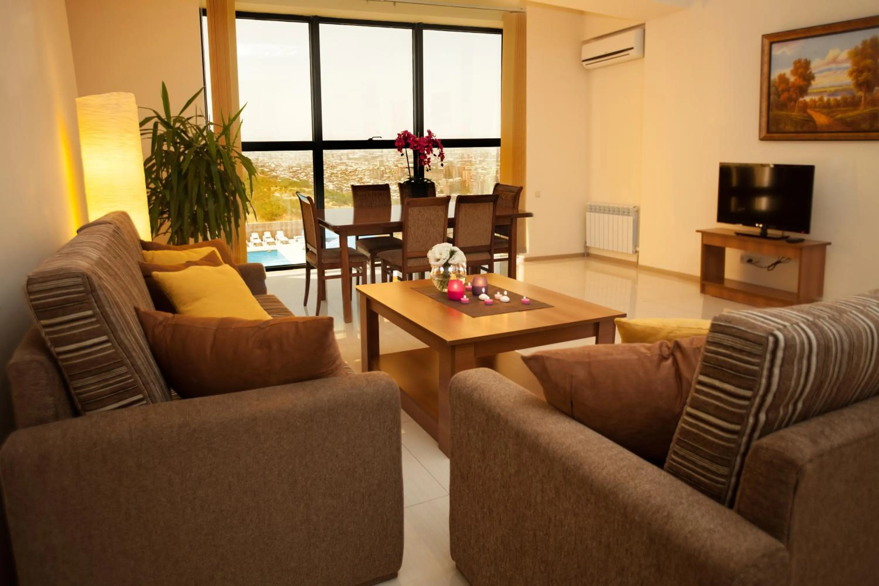 Living room in Panorama Resort&Suites