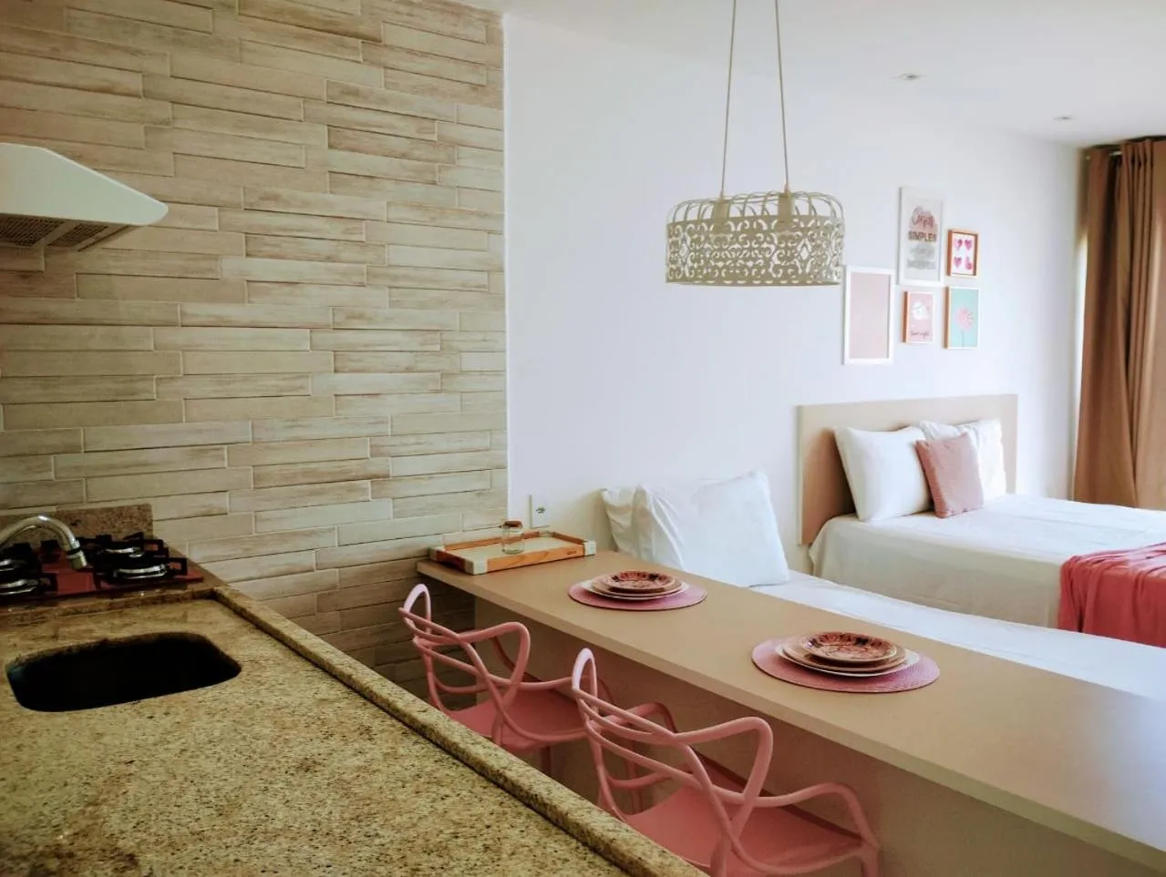 Bed in Mar Turquesa Eco Pousada