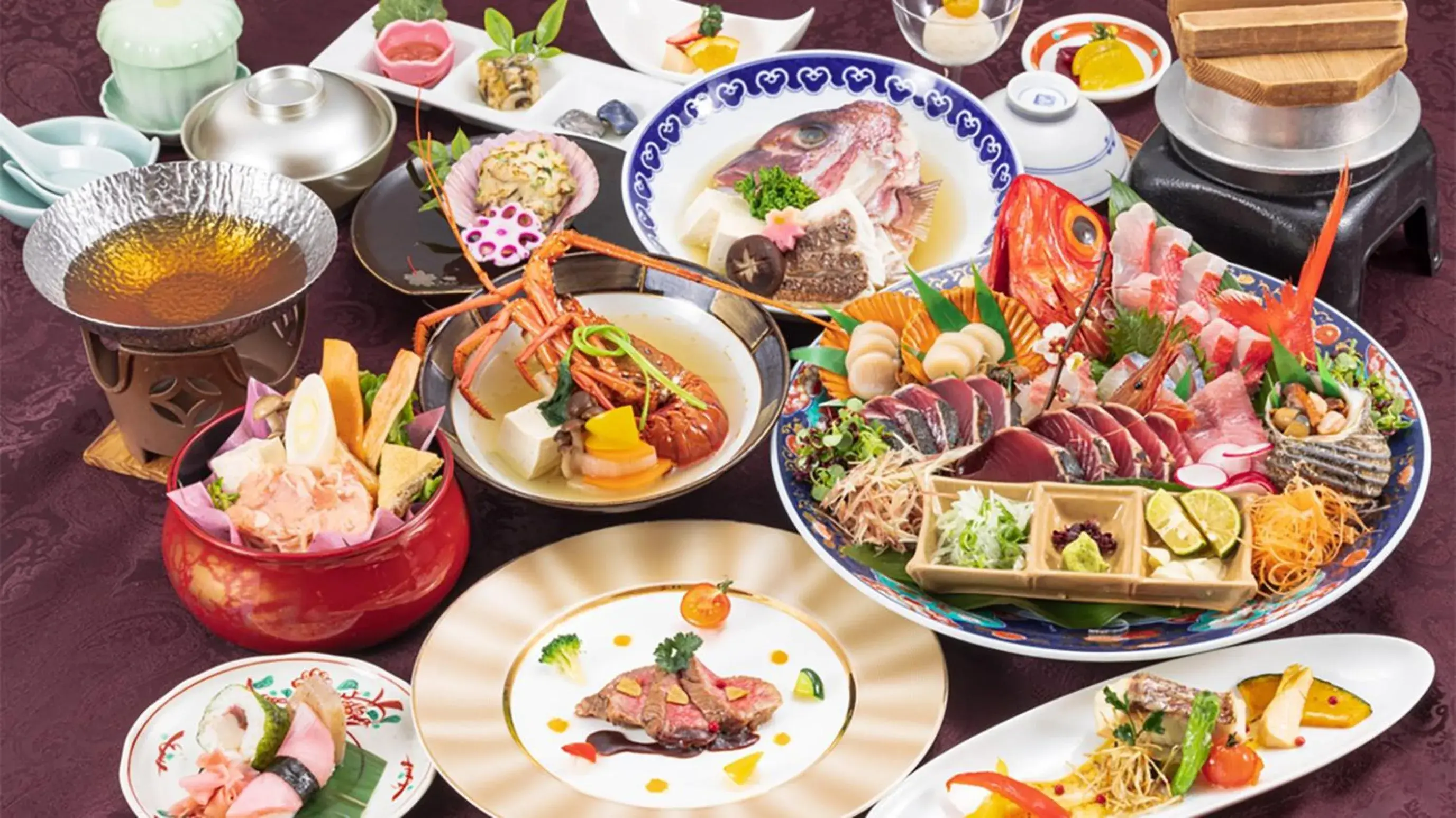 Food close-up in Sansuien Food close-up in Sansuien