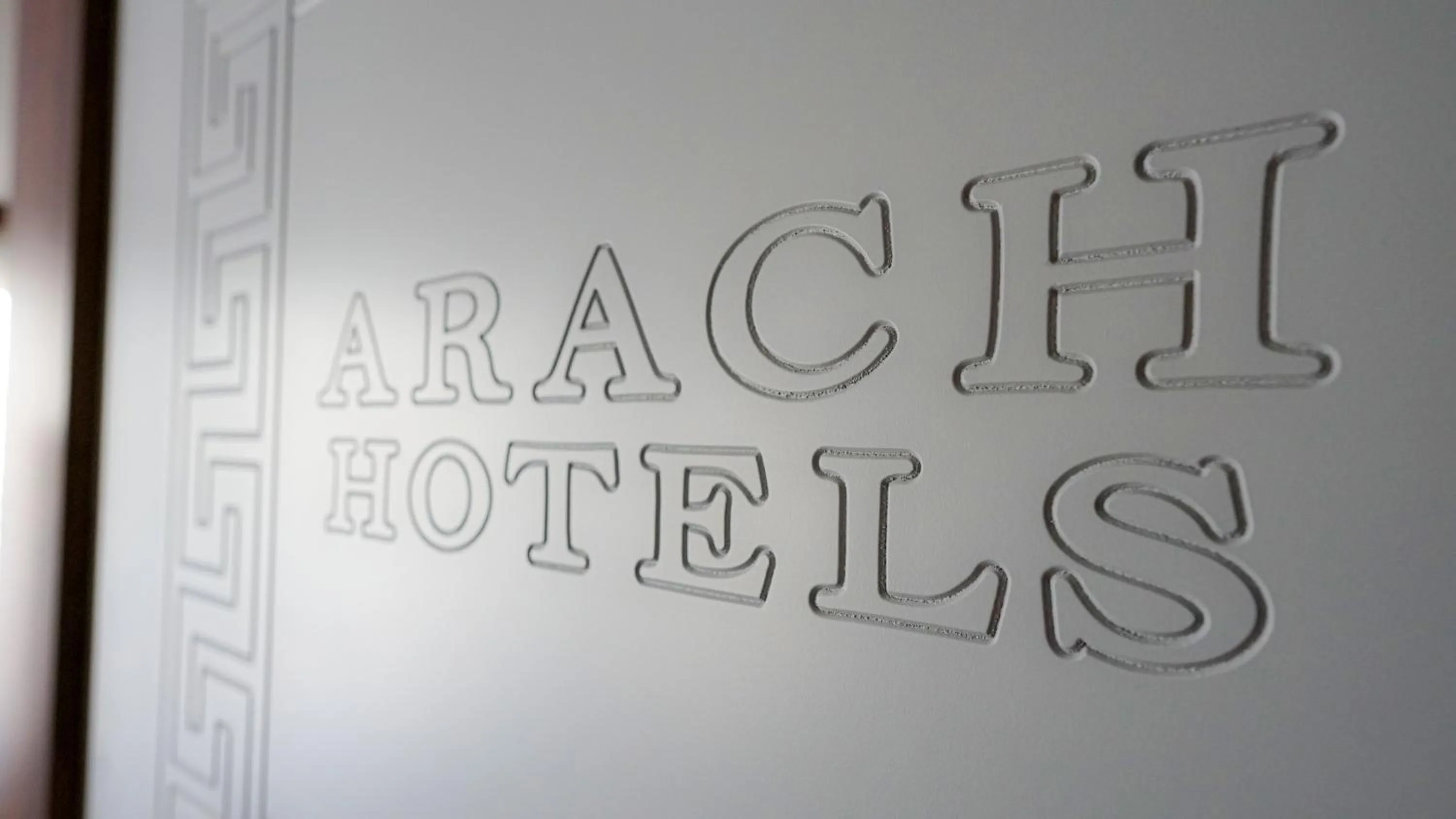 Logo/Certificate/Sign in Arach Hotel Harbiye