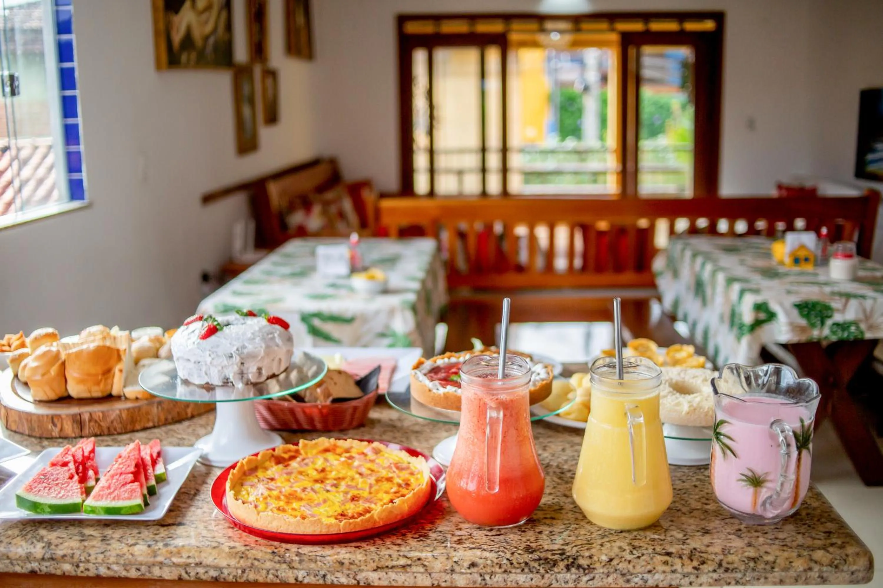 Breakfast in Pousada Flor do Arraial
