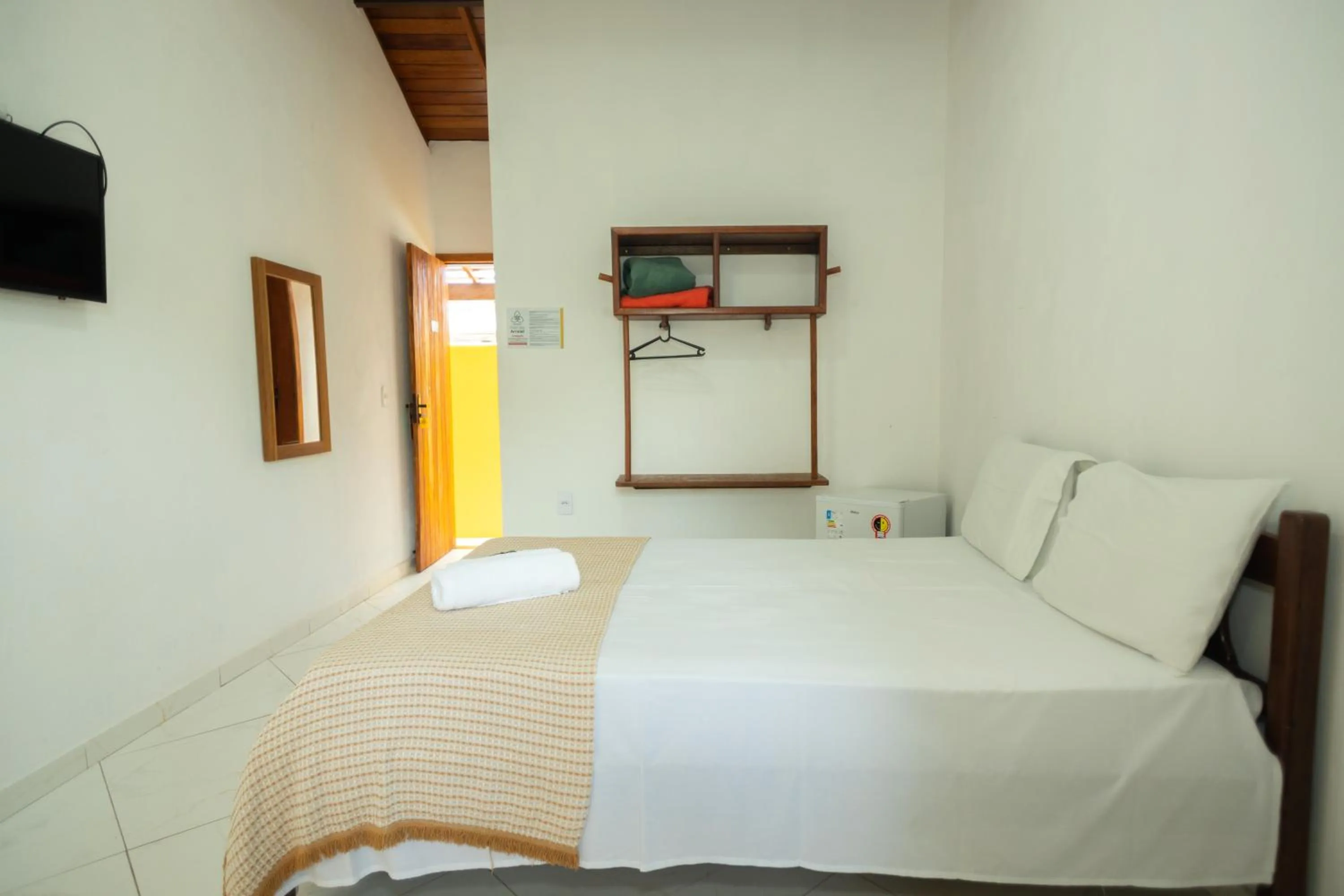 Bedroom, Bed in Pousada Flor do Arraial