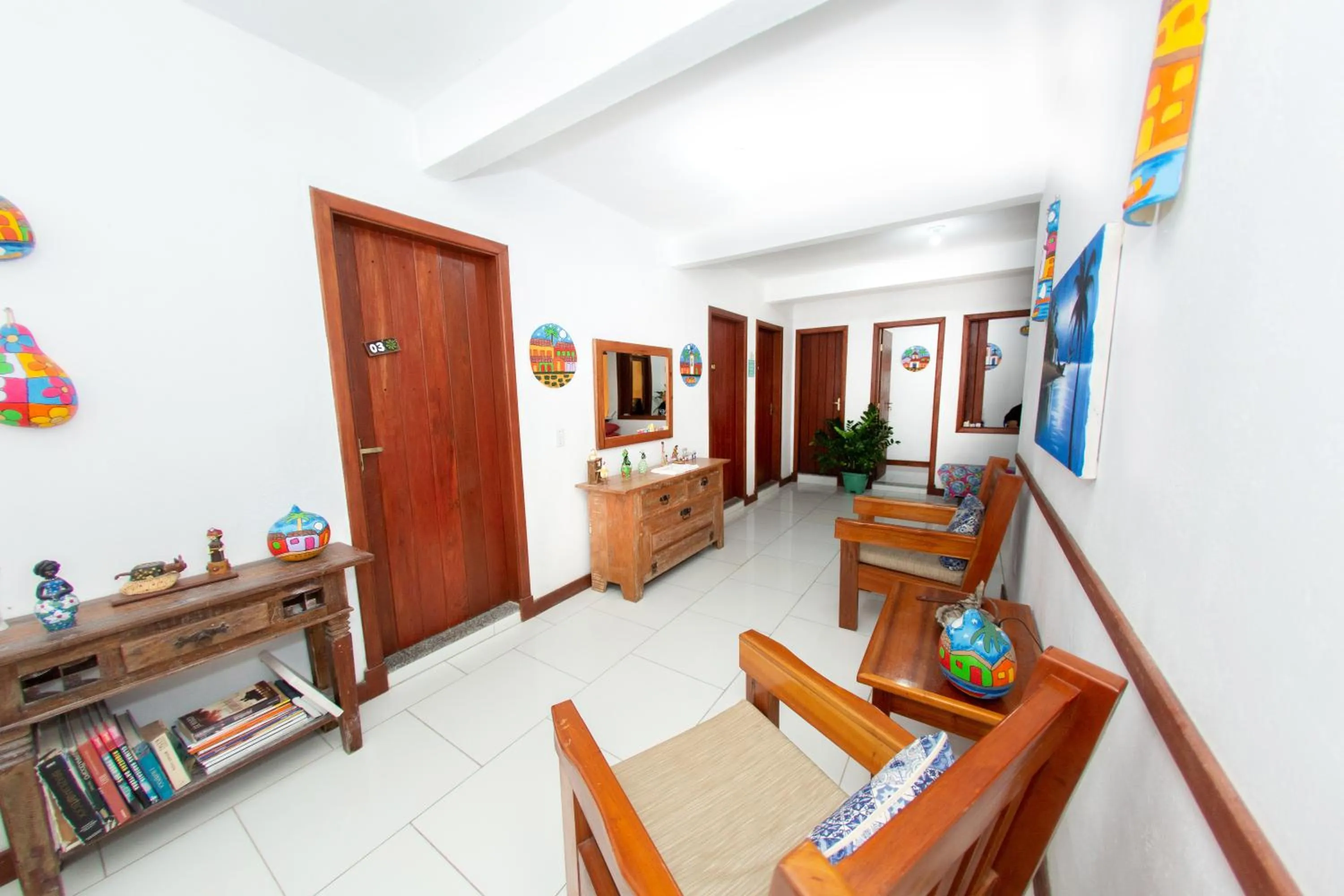 Seating area in Pousada Flor do Arraial