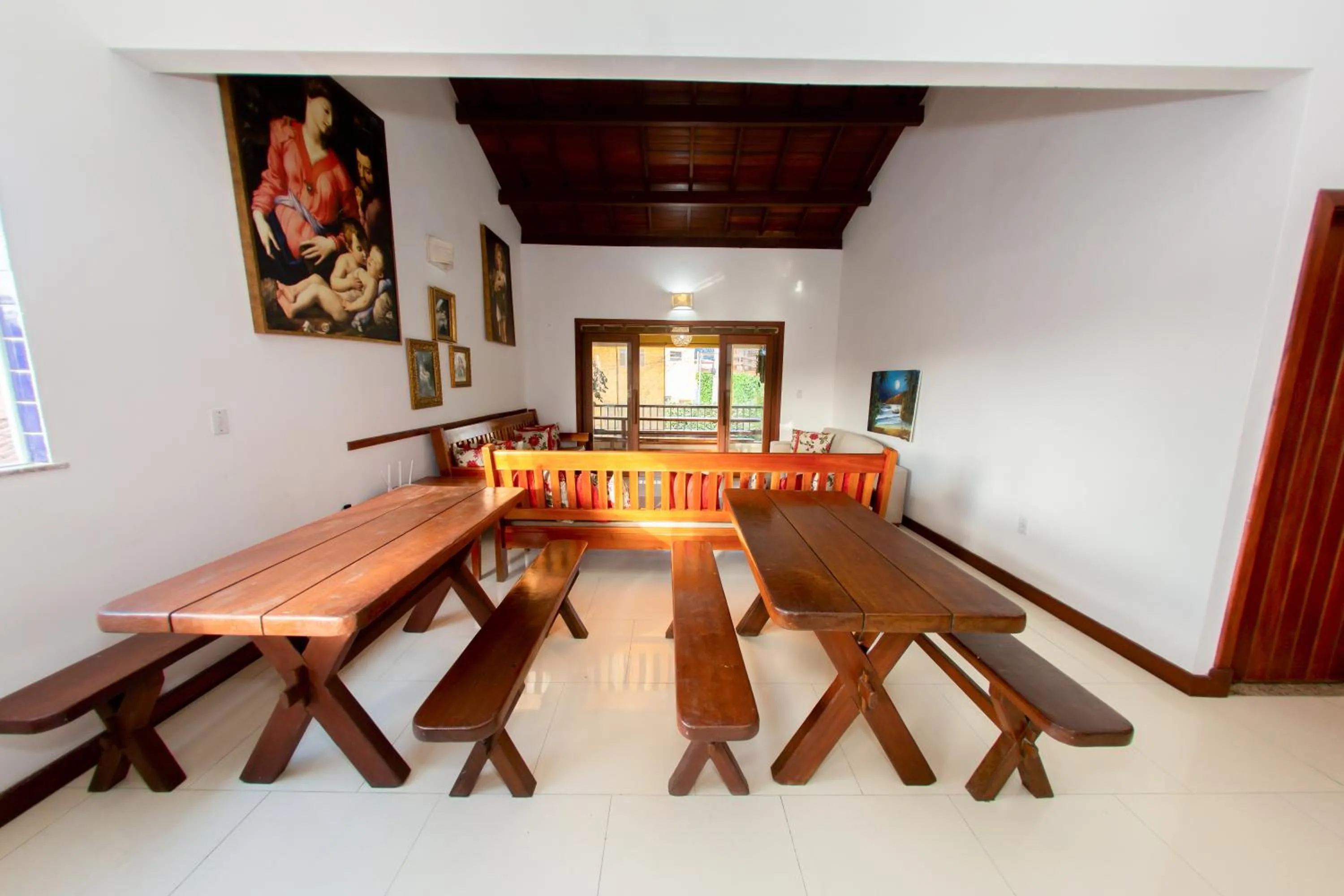 Seating area in Pousada Flor do Arraial