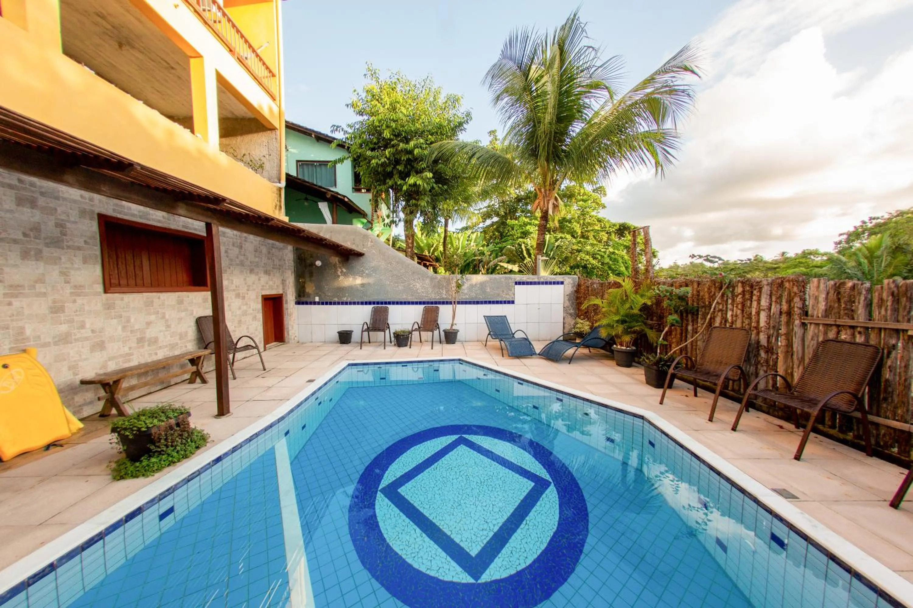 Swimming pool in Pousada Flor do Arraial