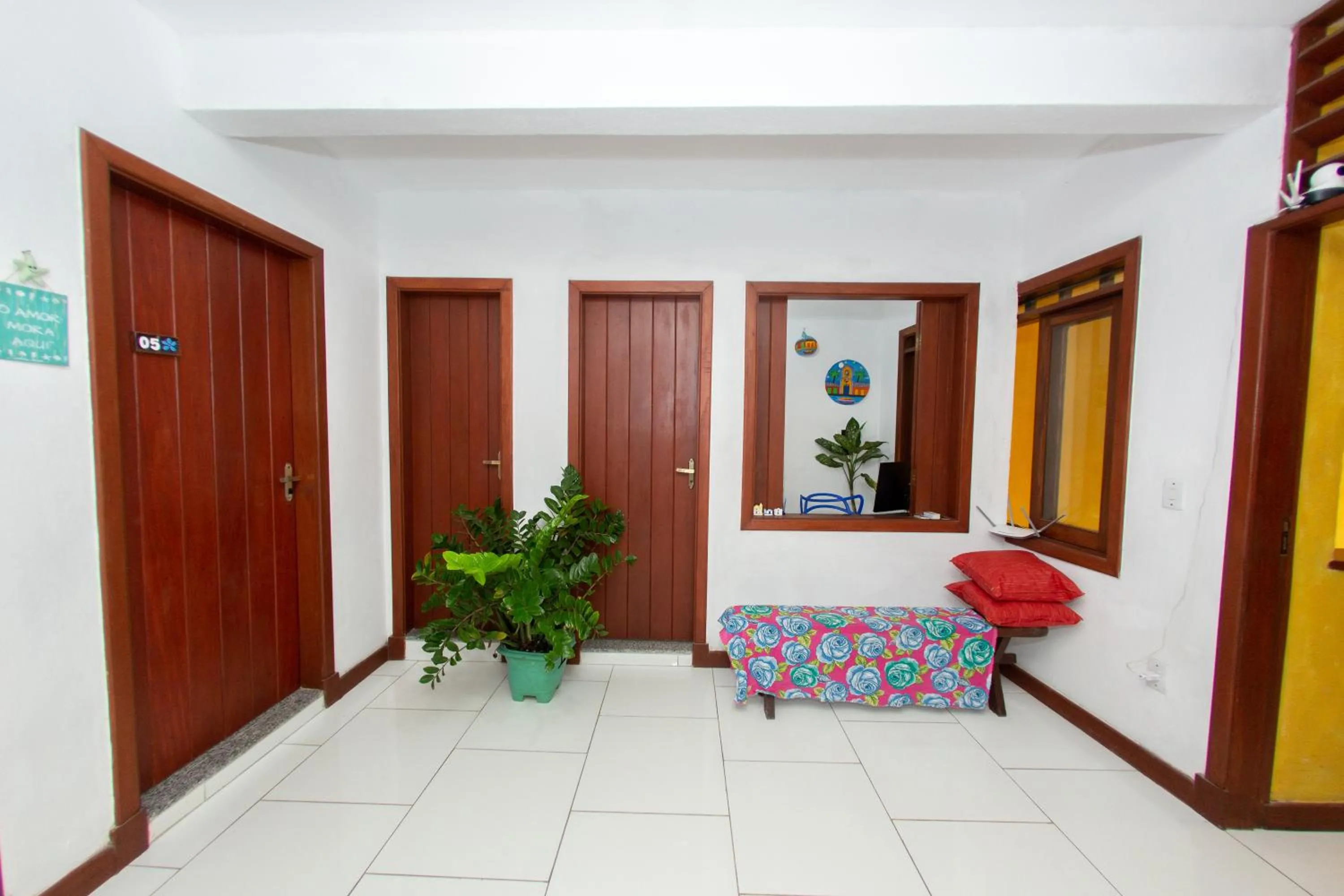 Seating area in Pousada Flor do Arraial
