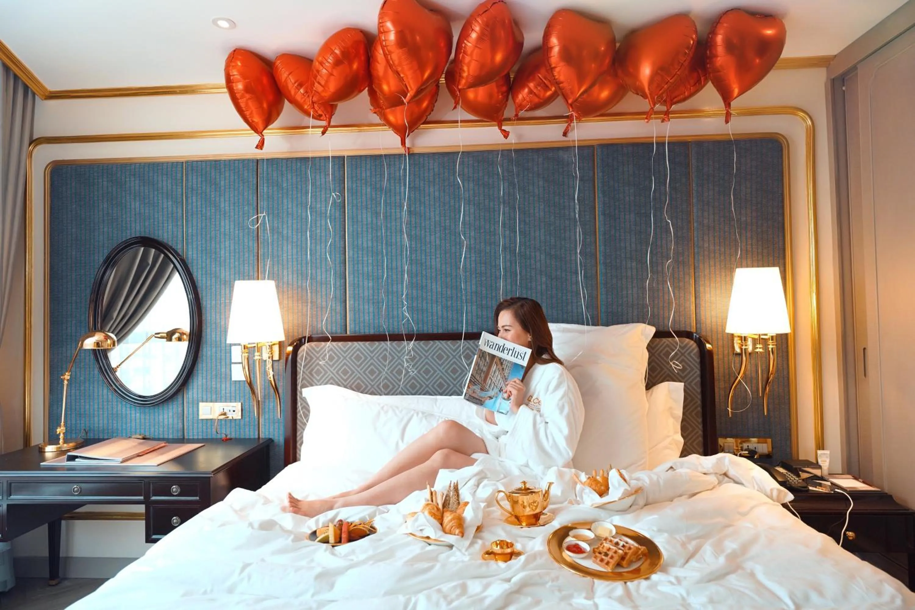 Property building, Bed in Dolce by Wyndham Hanoi Golden Lake