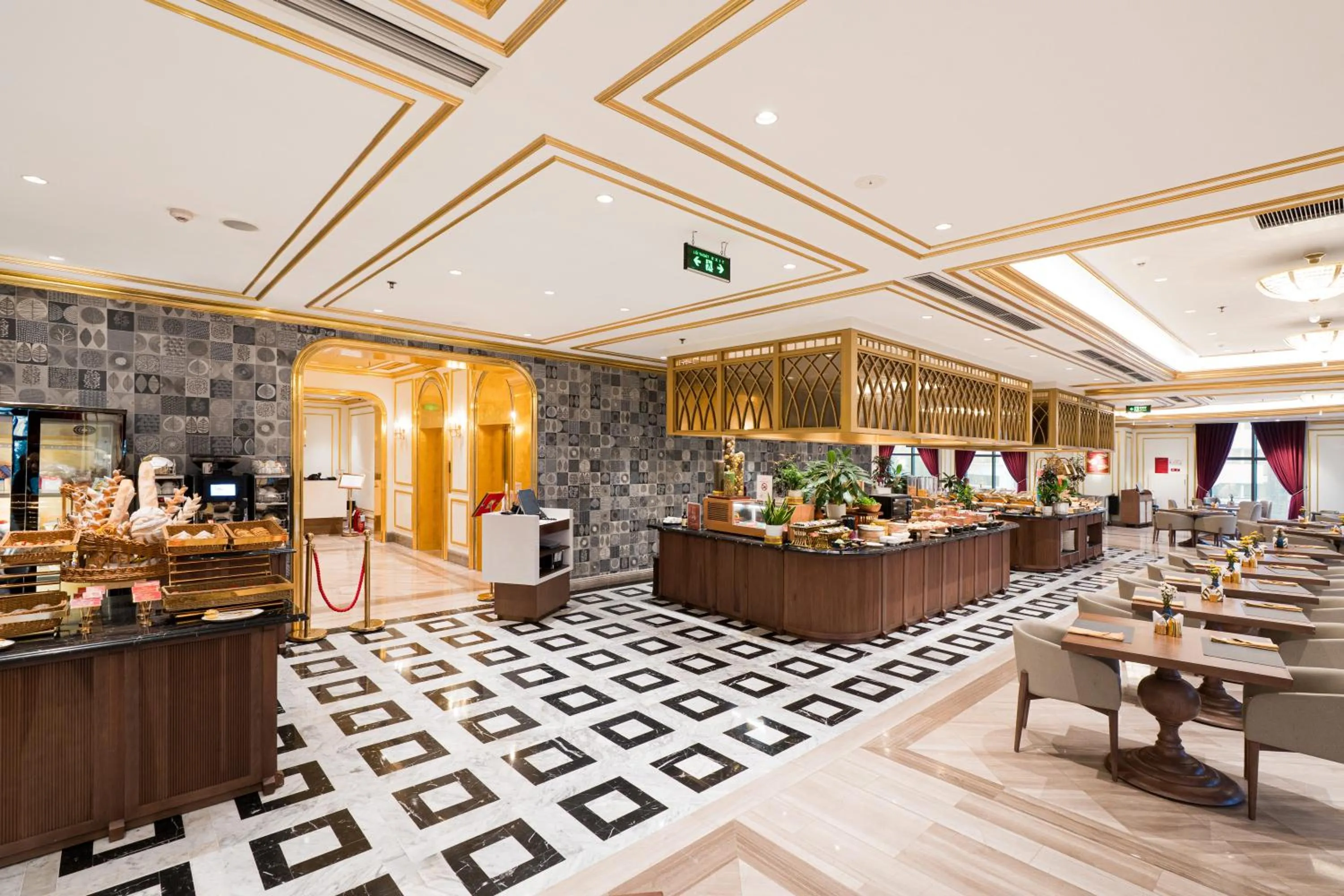 Buffet breakfast in Dolce by Wyndham Hanoi Golden Lake