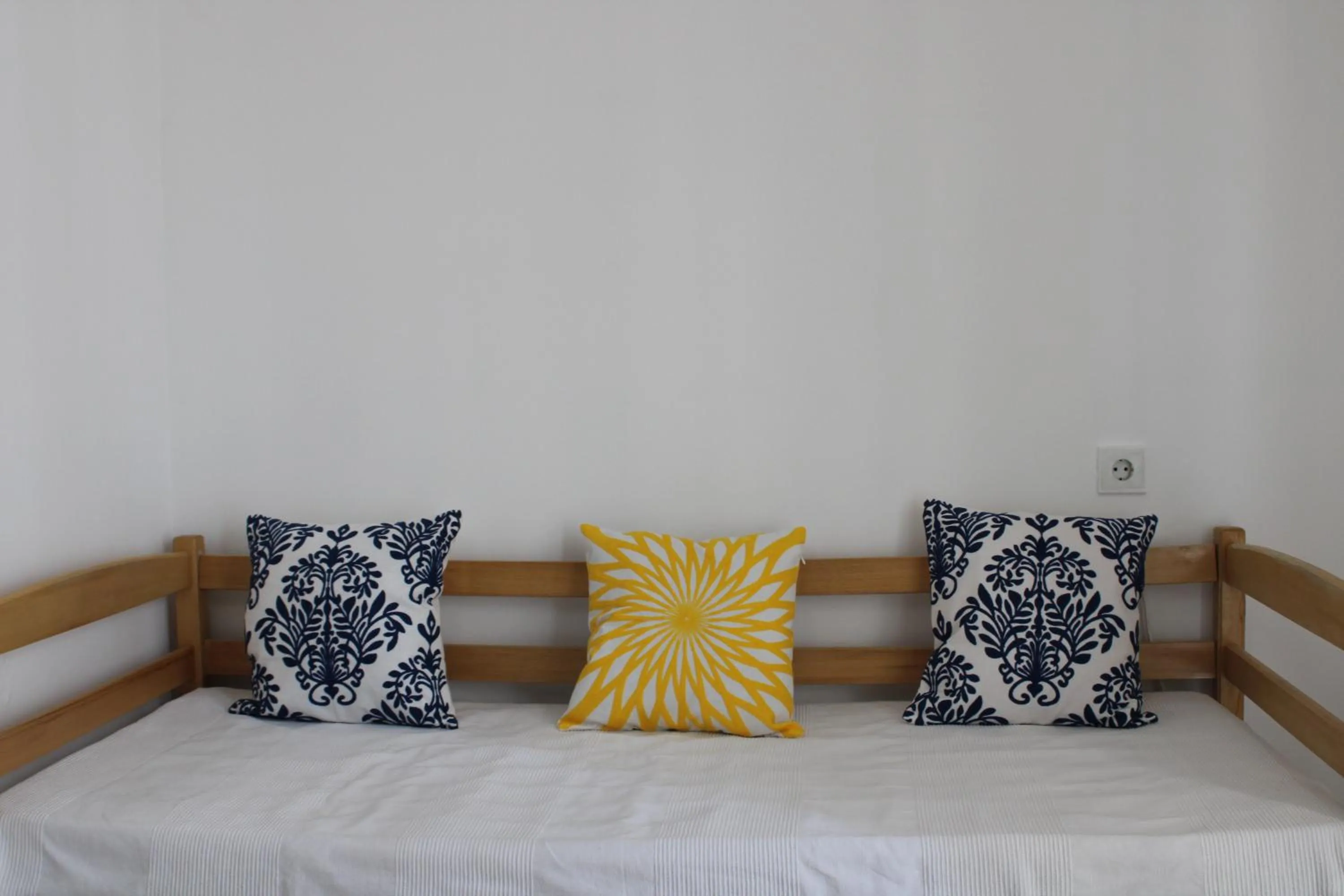 Seating area, Bed in JR's House