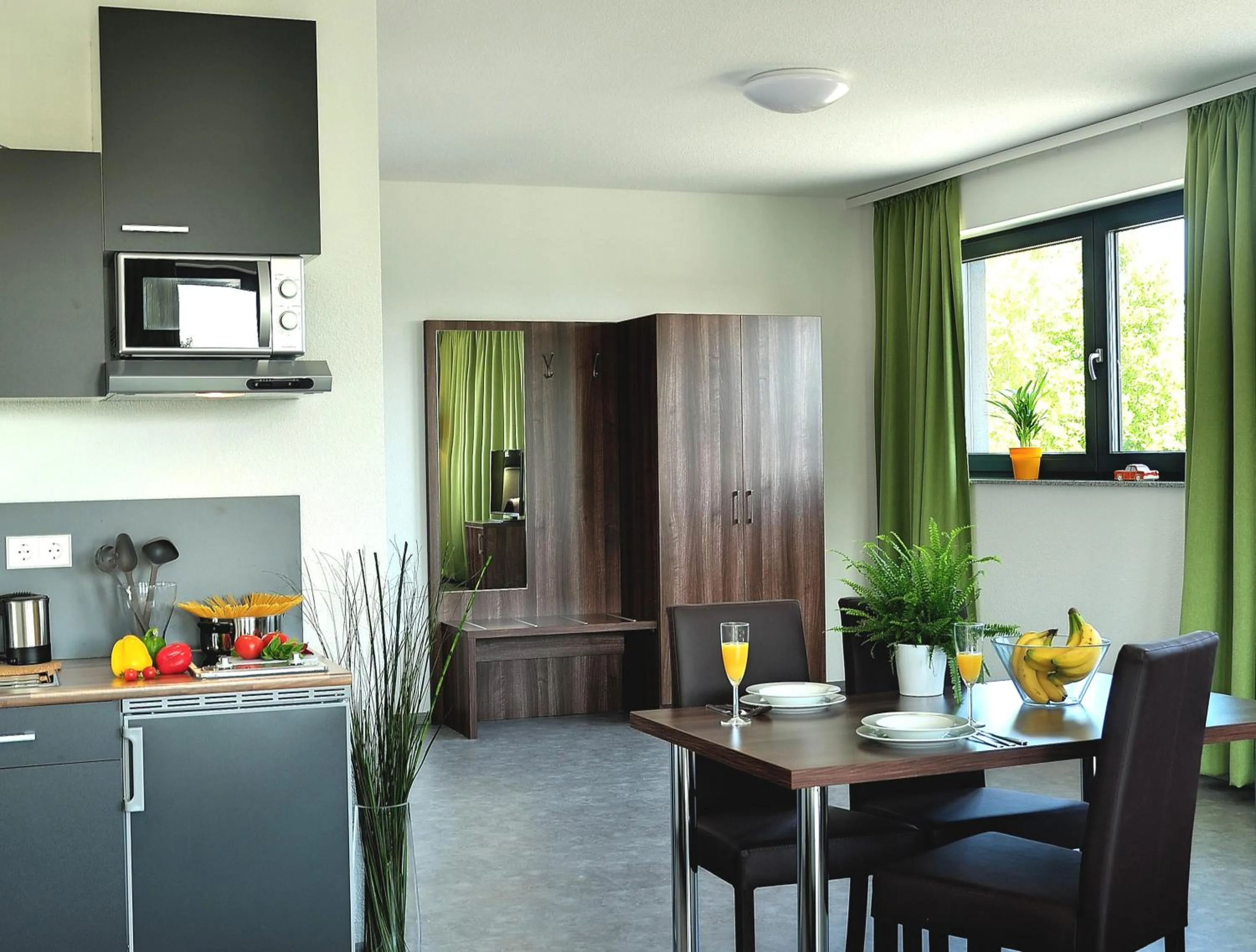 Dining area in Motel am Fürfelder Schloss