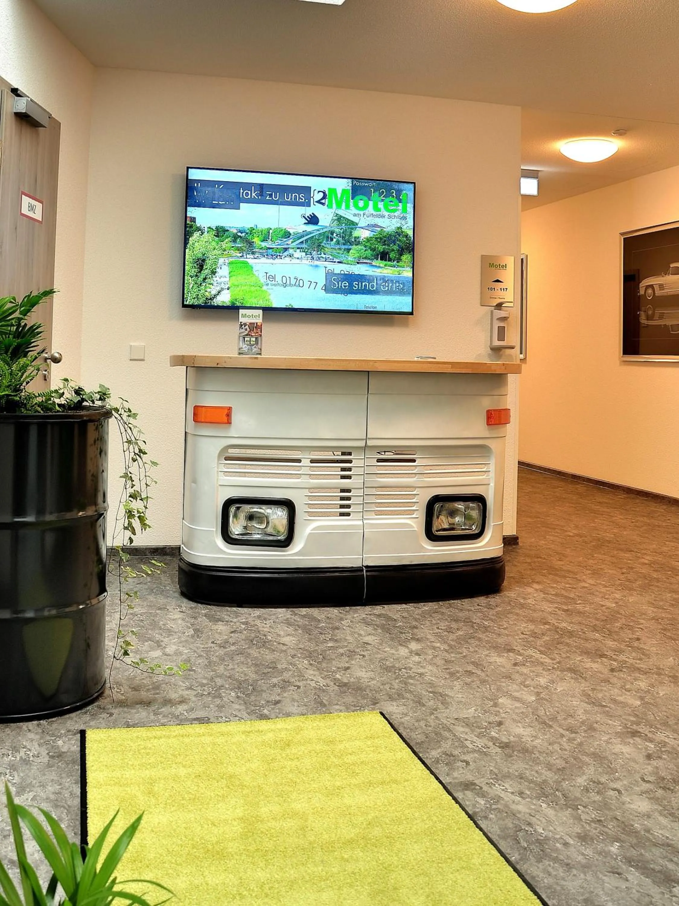 Decorative detail in Motel am Fürfelder Schloss