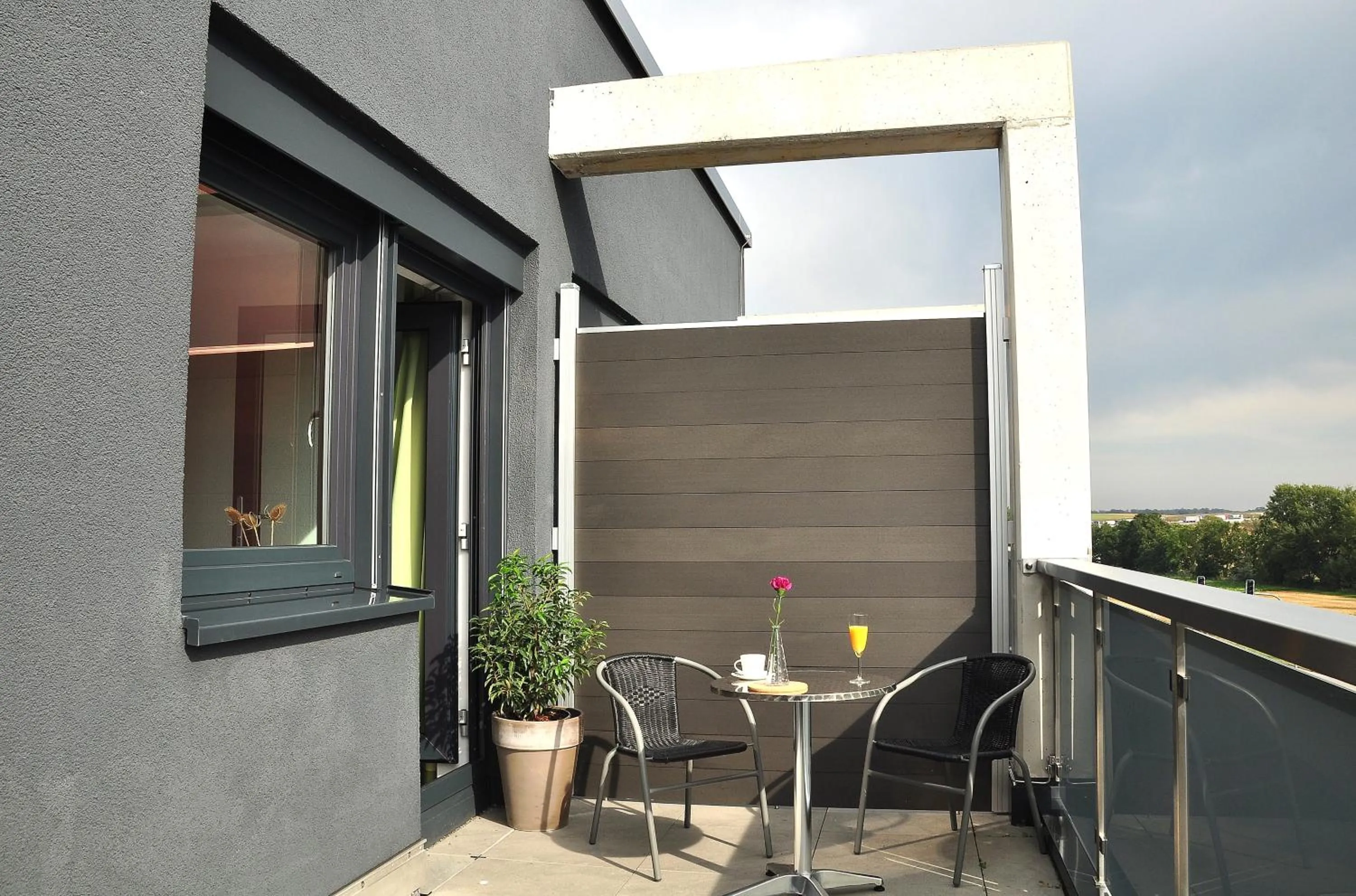 Seating area in Motel am Fürfelder Schloss