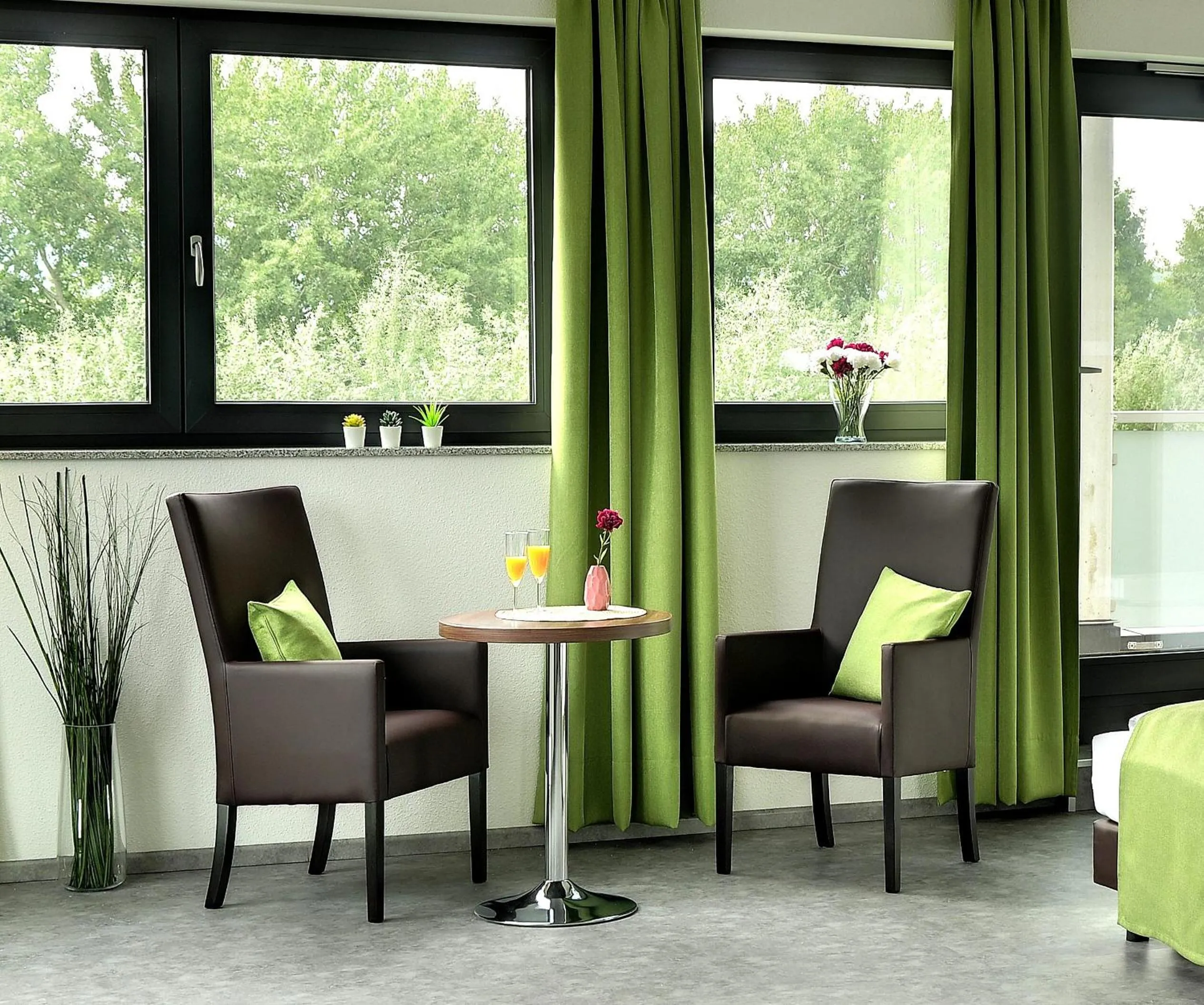 Seating area in Motel am Fürfelder Schloss