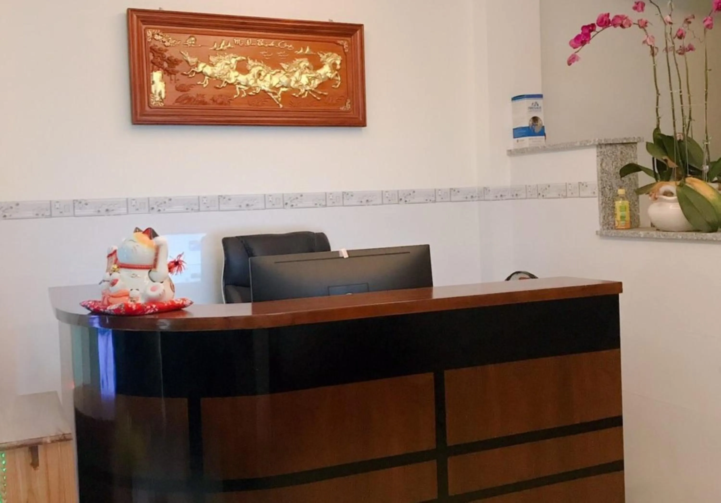 Lobby or reception in Dung Khanh Motel