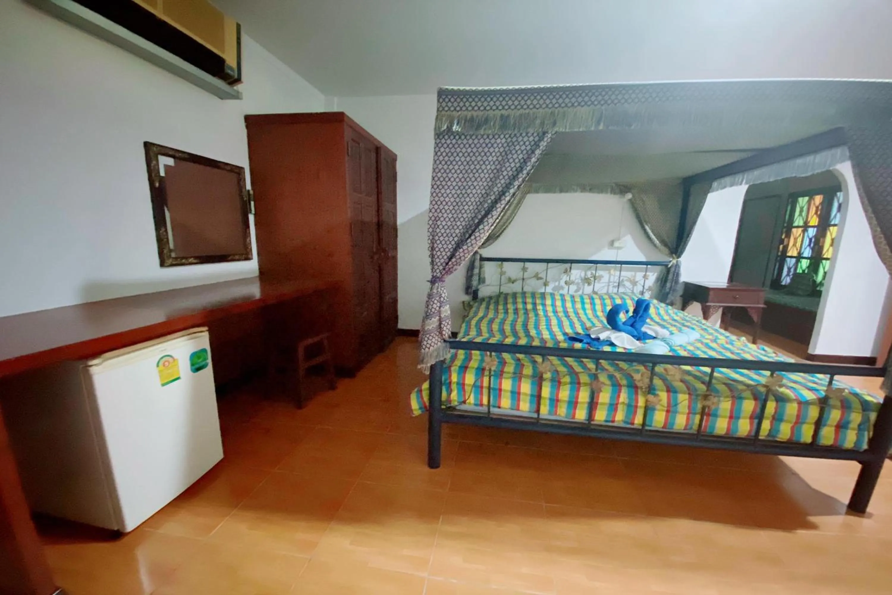 Bedroom, Bed in Viewdoi Art and Resort