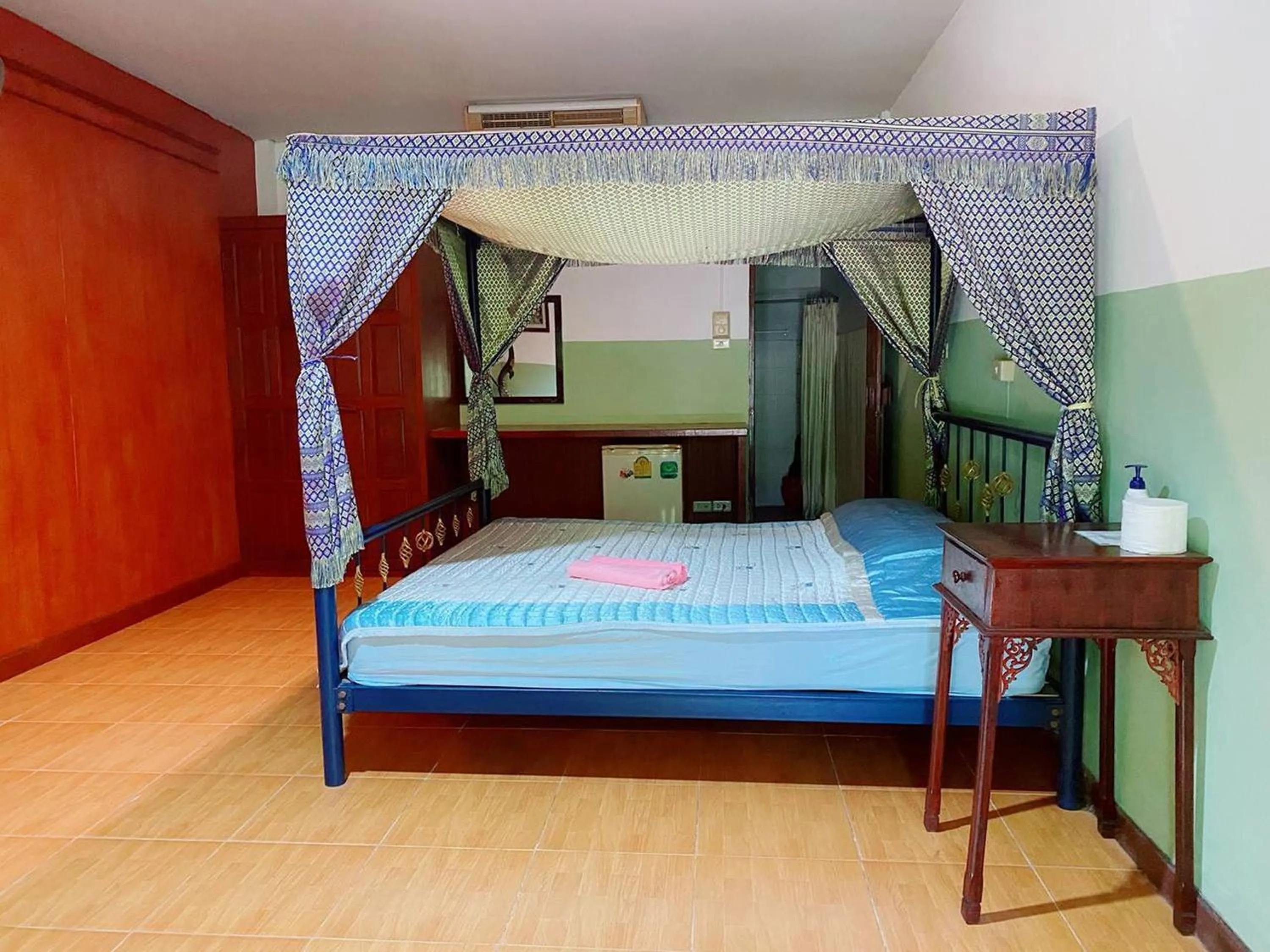 Bed in Viewdoi Art and Resort