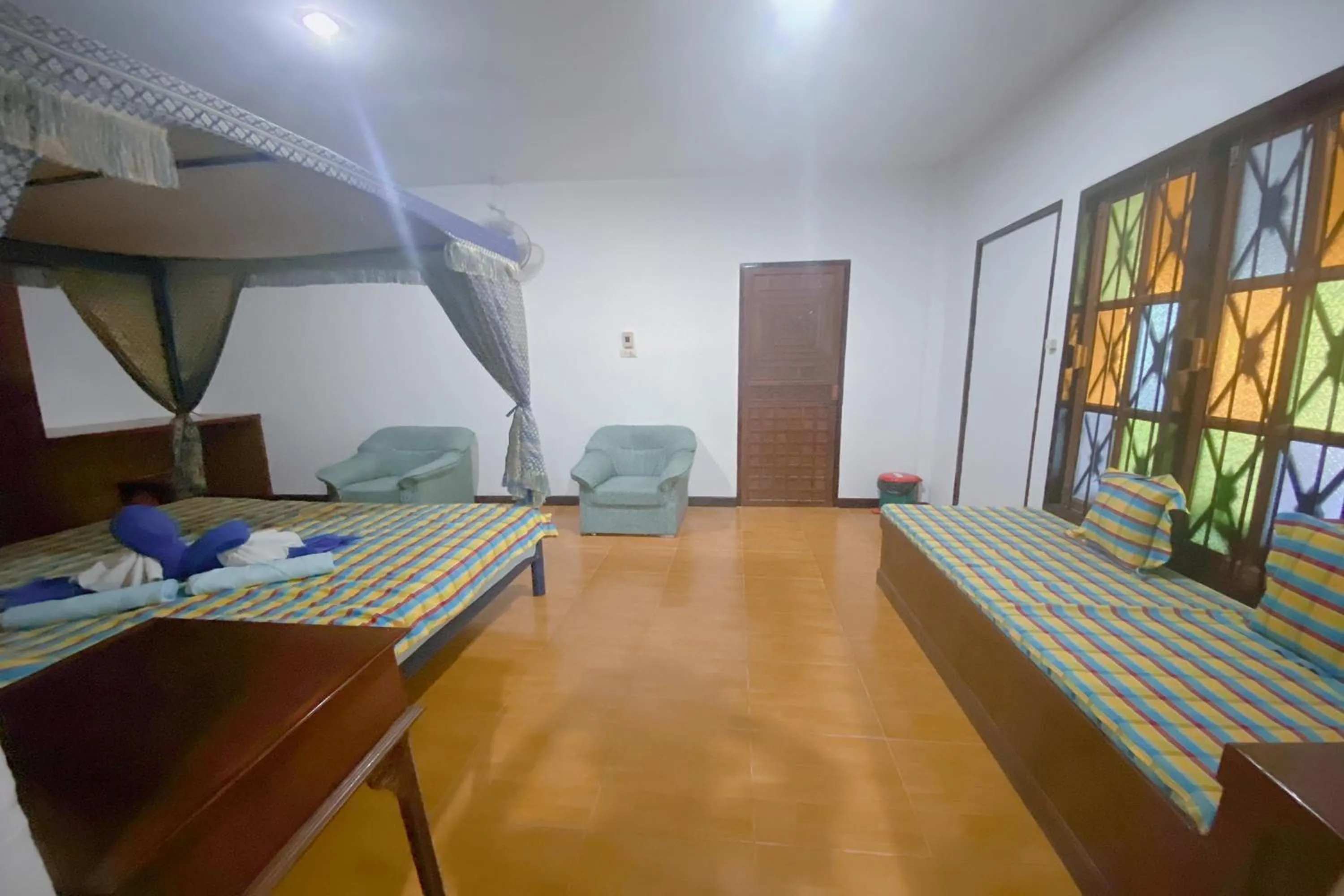 Bedroom, Bed in Viewdoi Art and Resort