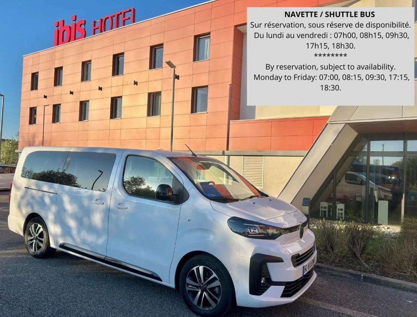 shuttle in Ibis Saint-Genis-Pouilly Genève