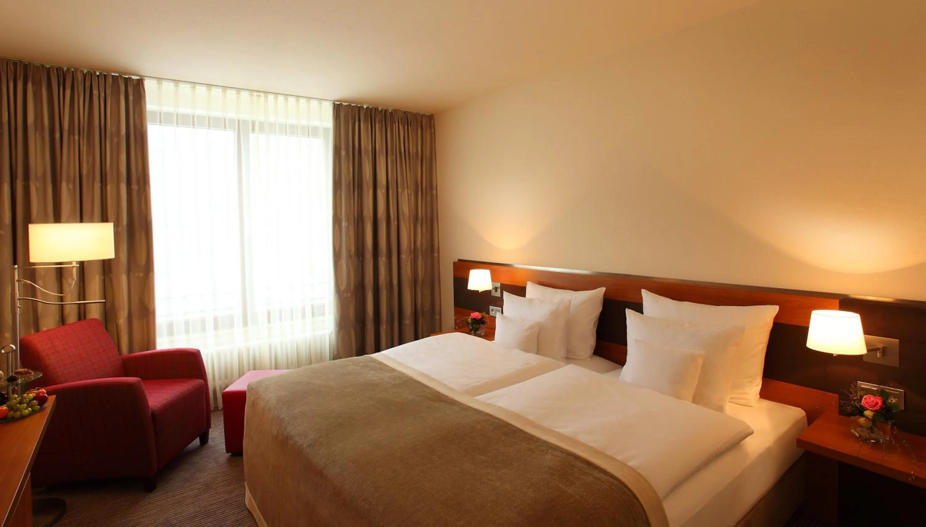 Bed in Trans World Hotel Kranichhöhe