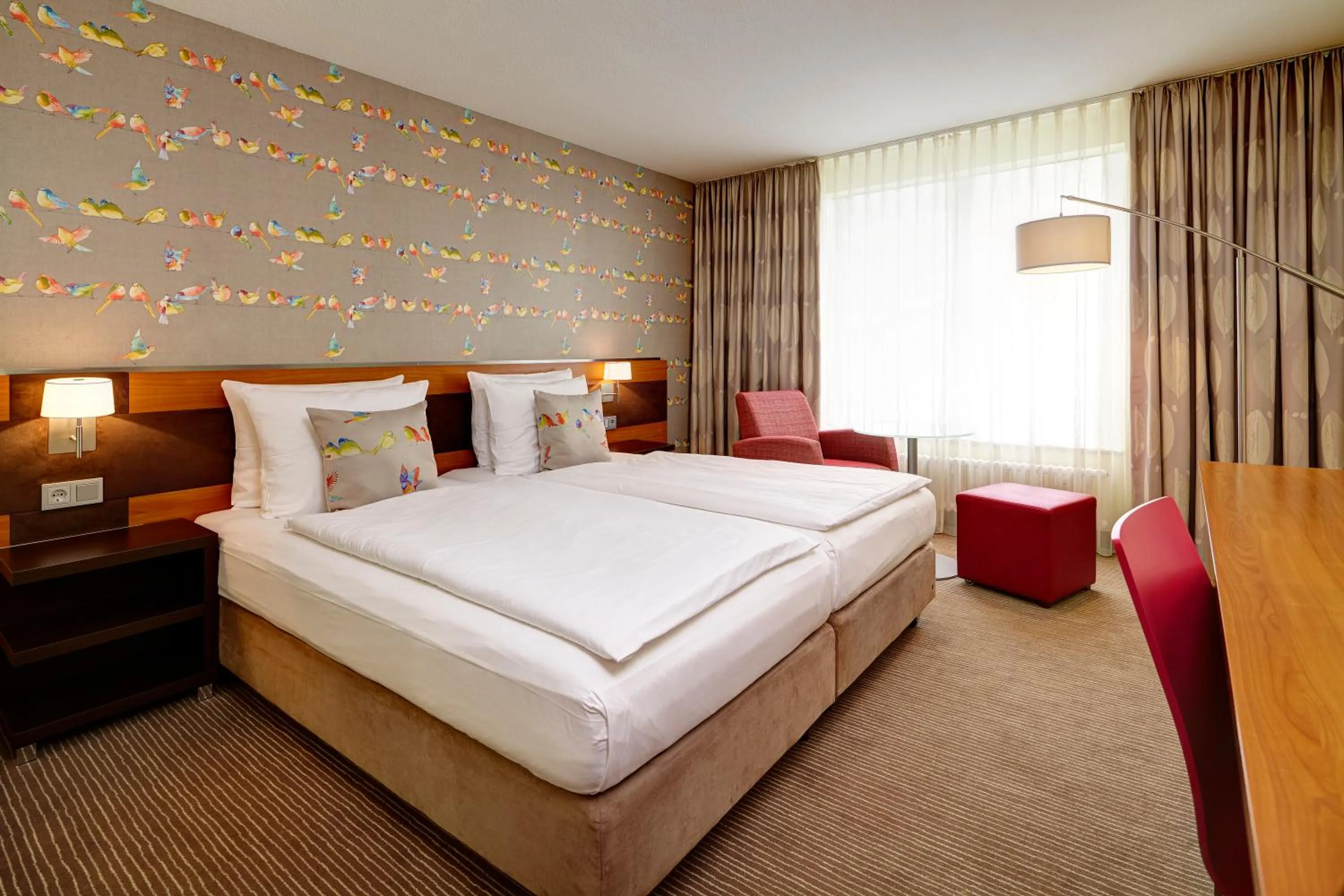 Bed in Trans World Hotel Kranichhöhe