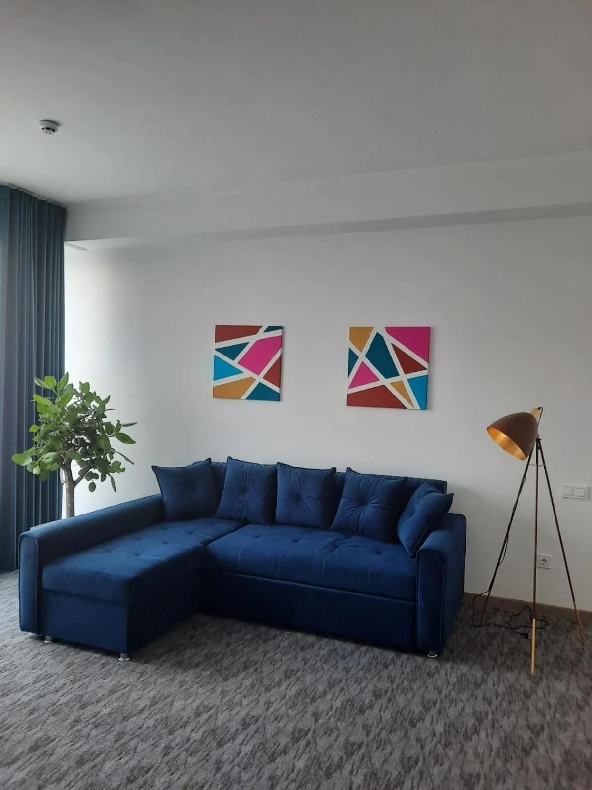 Seating area in Glass Cube Hotel