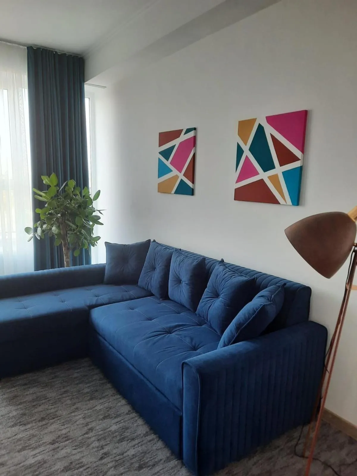 Seating area in Glass Cube Hotel
