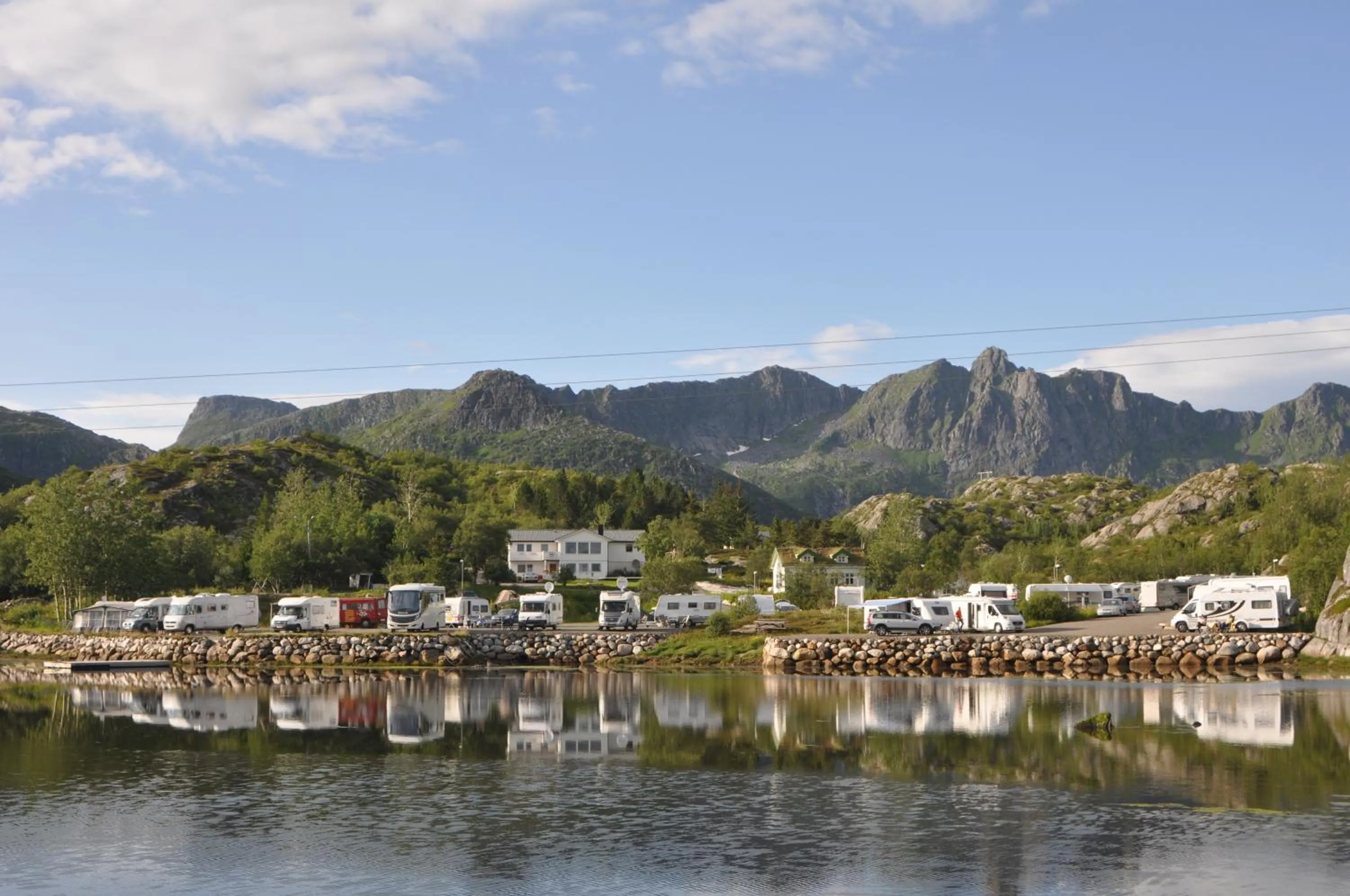 Area and facilities in Kabelvåg Feriehus & Camping
