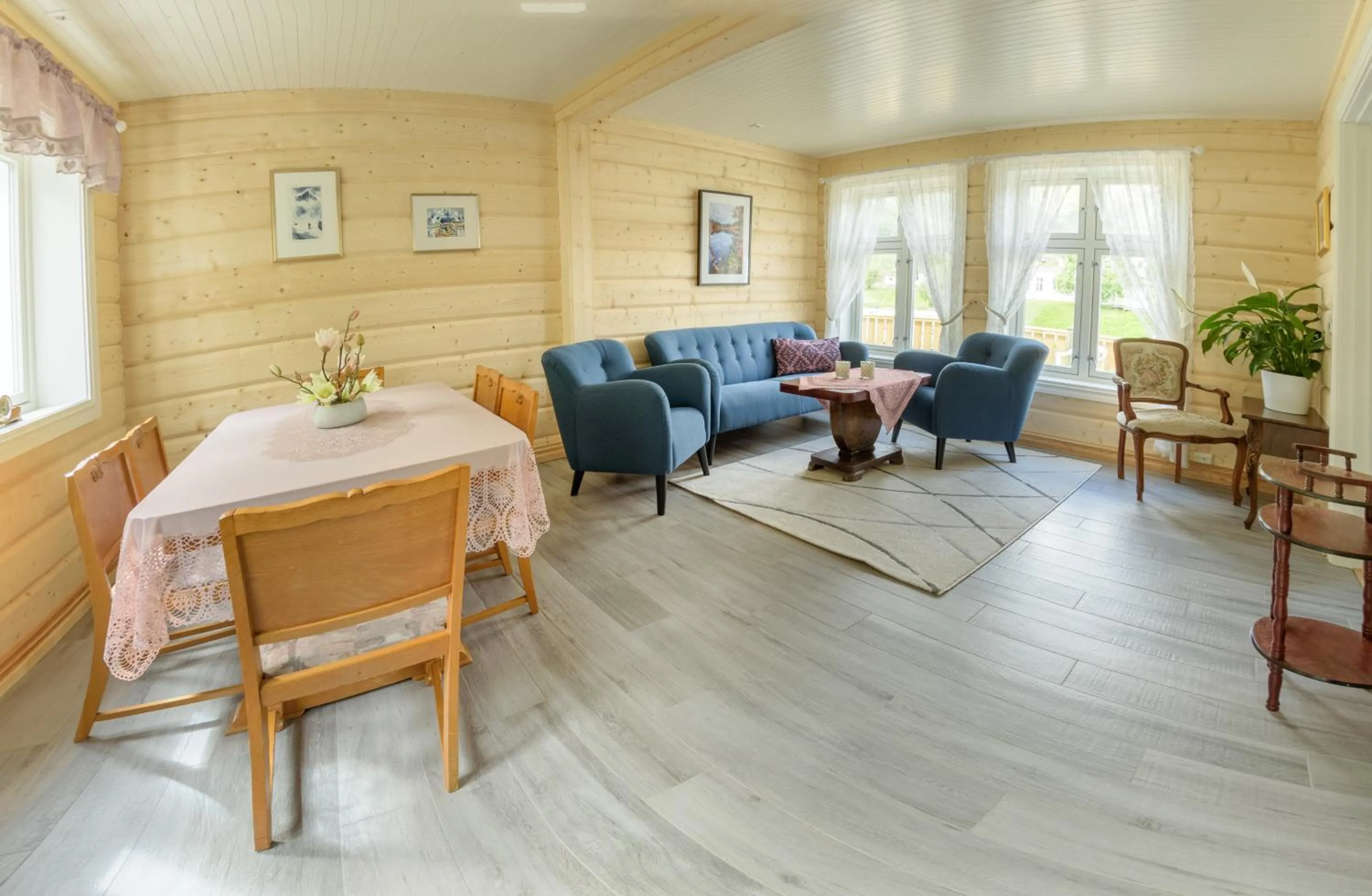 Living room in Kabelvåg Feriehus & Camping