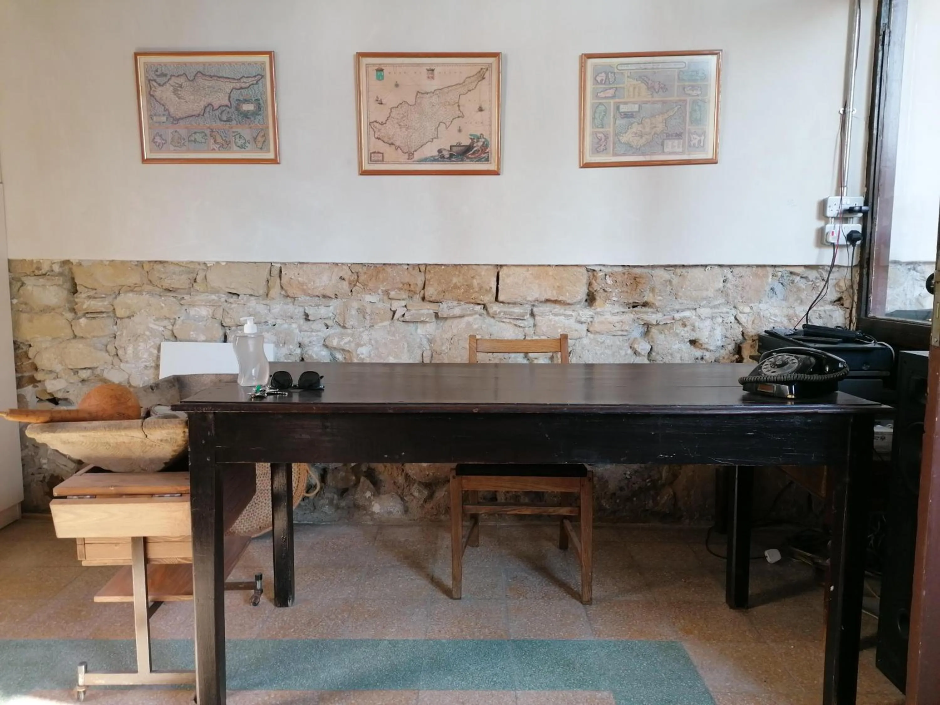 Seating area in Le Mat Hostel