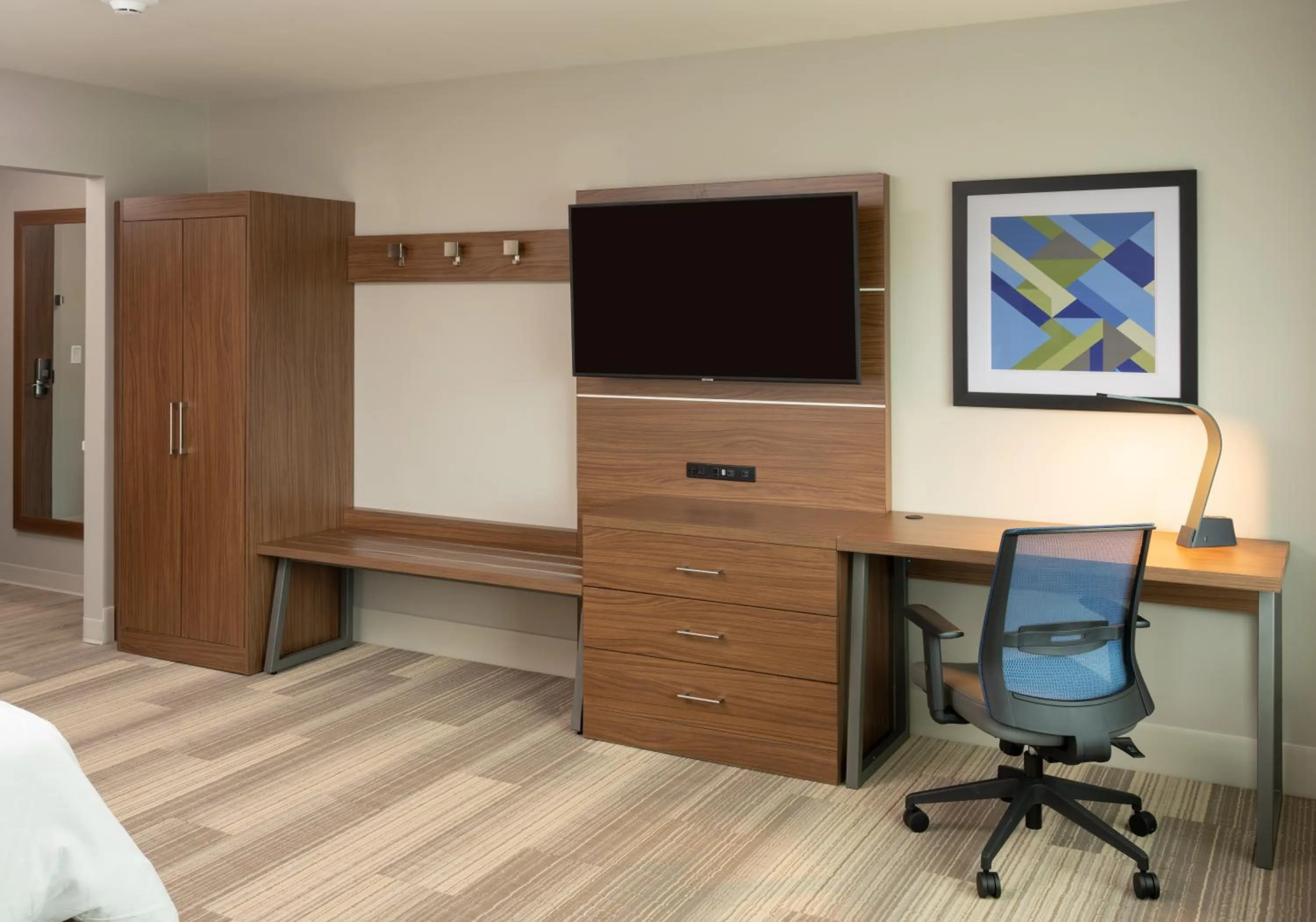 Decorative detail, Bed in Holiday Inn Express Doral Miami by IHG