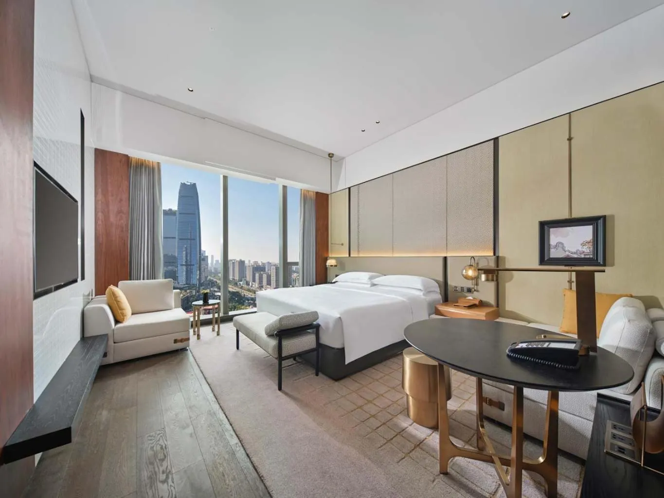 Property building, Bed in InterContinental Dongguan by IHG