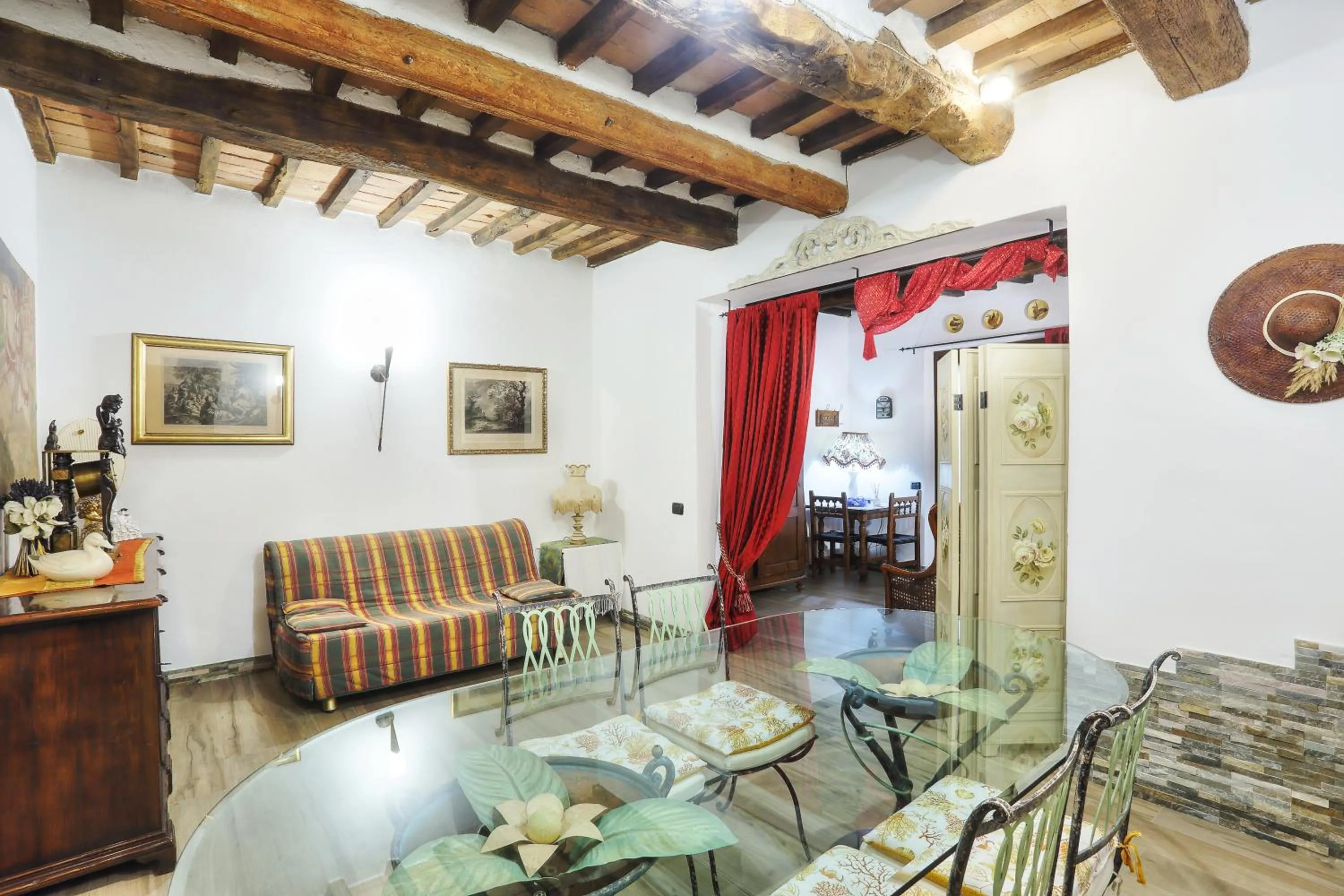 Living room in La Suite Toscana