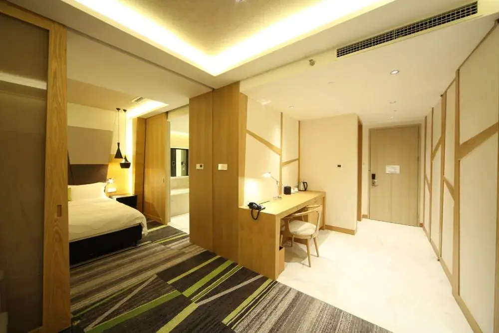 Bed in Beijing Qianyuan Hotel Bed in Beijing Qianyuan Hotel