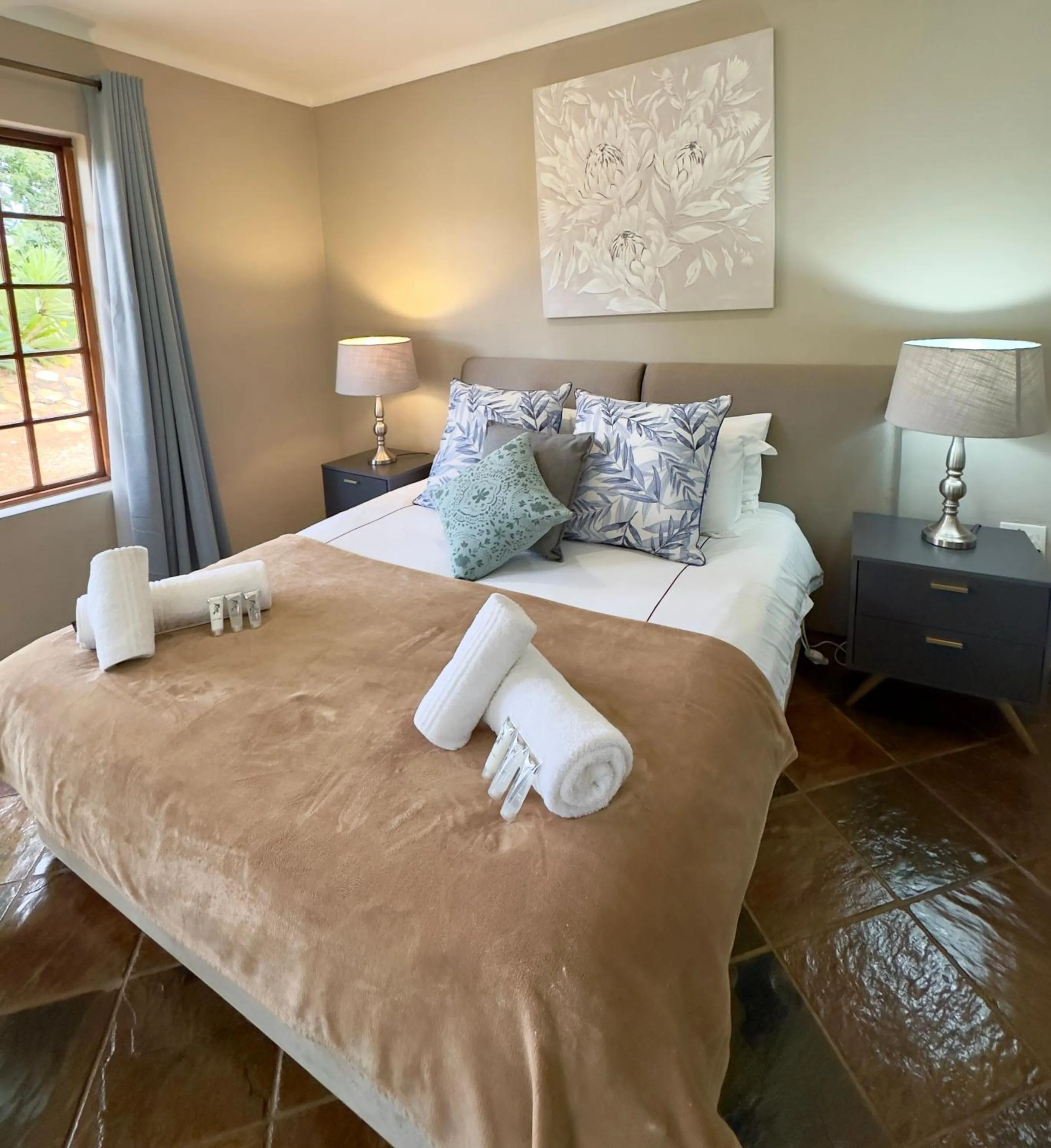 Bed in Remi Lodge