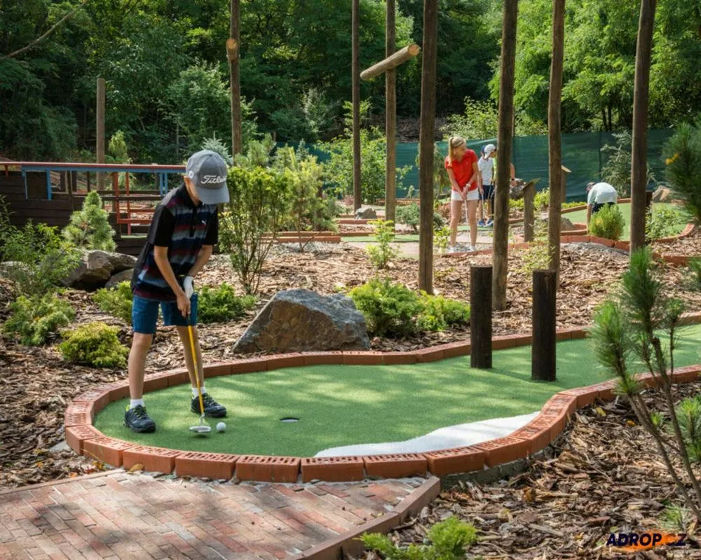 Golfcourse in Modular Bungalows With Heated Pool Artemis Greece