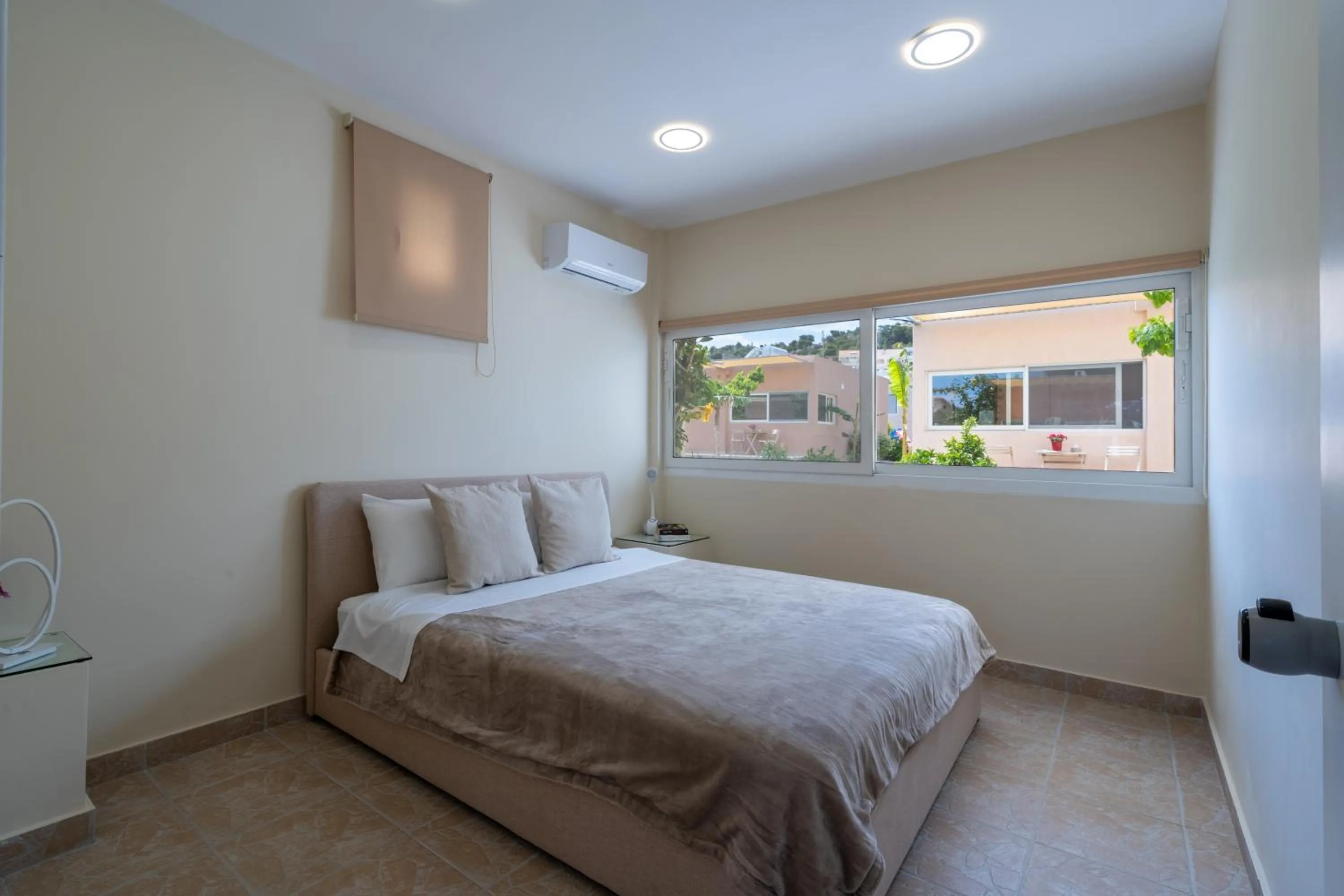 Bedroom, Bed in Modular Bungalows With Heated Pool Artemis Greece