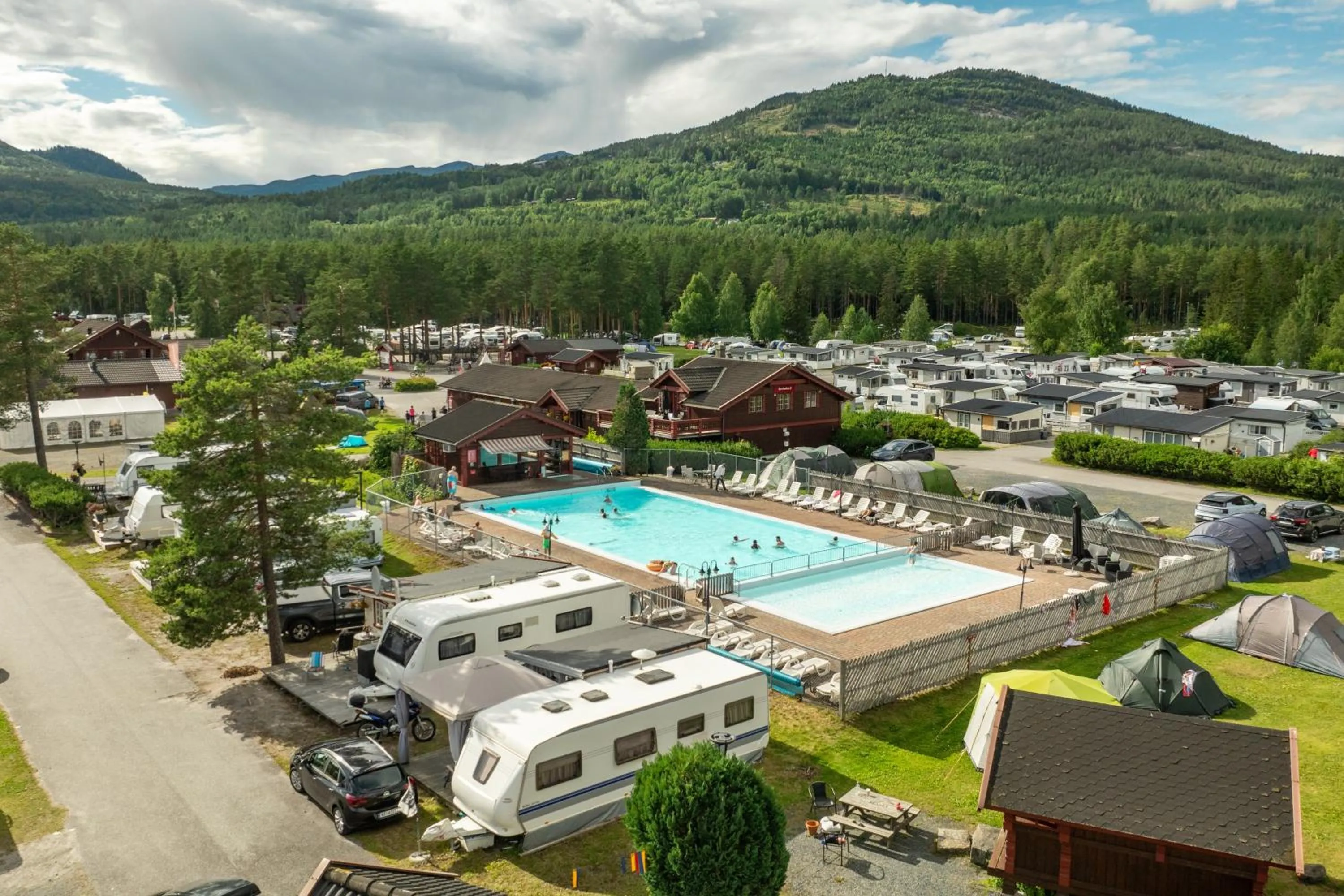 Swimming pool in First Camp Bø - Telemark
