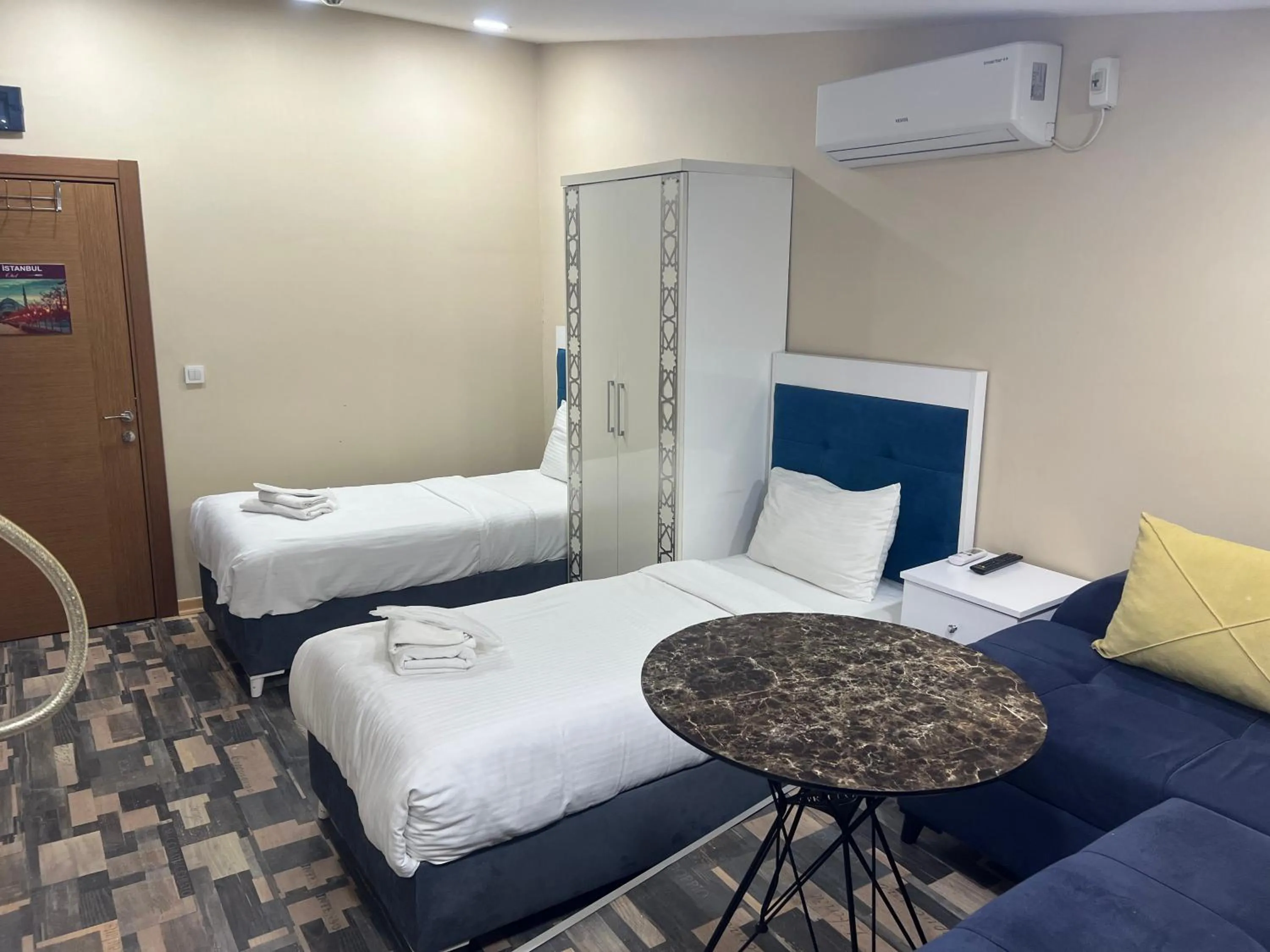 Bed in King Istanbul Hotel