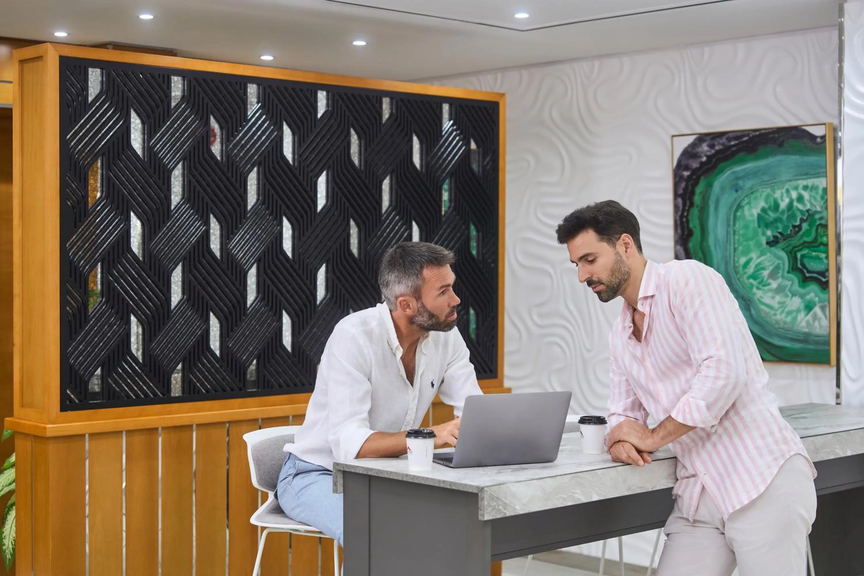 Lobby or reception in Golden Sands Hotel Apartments