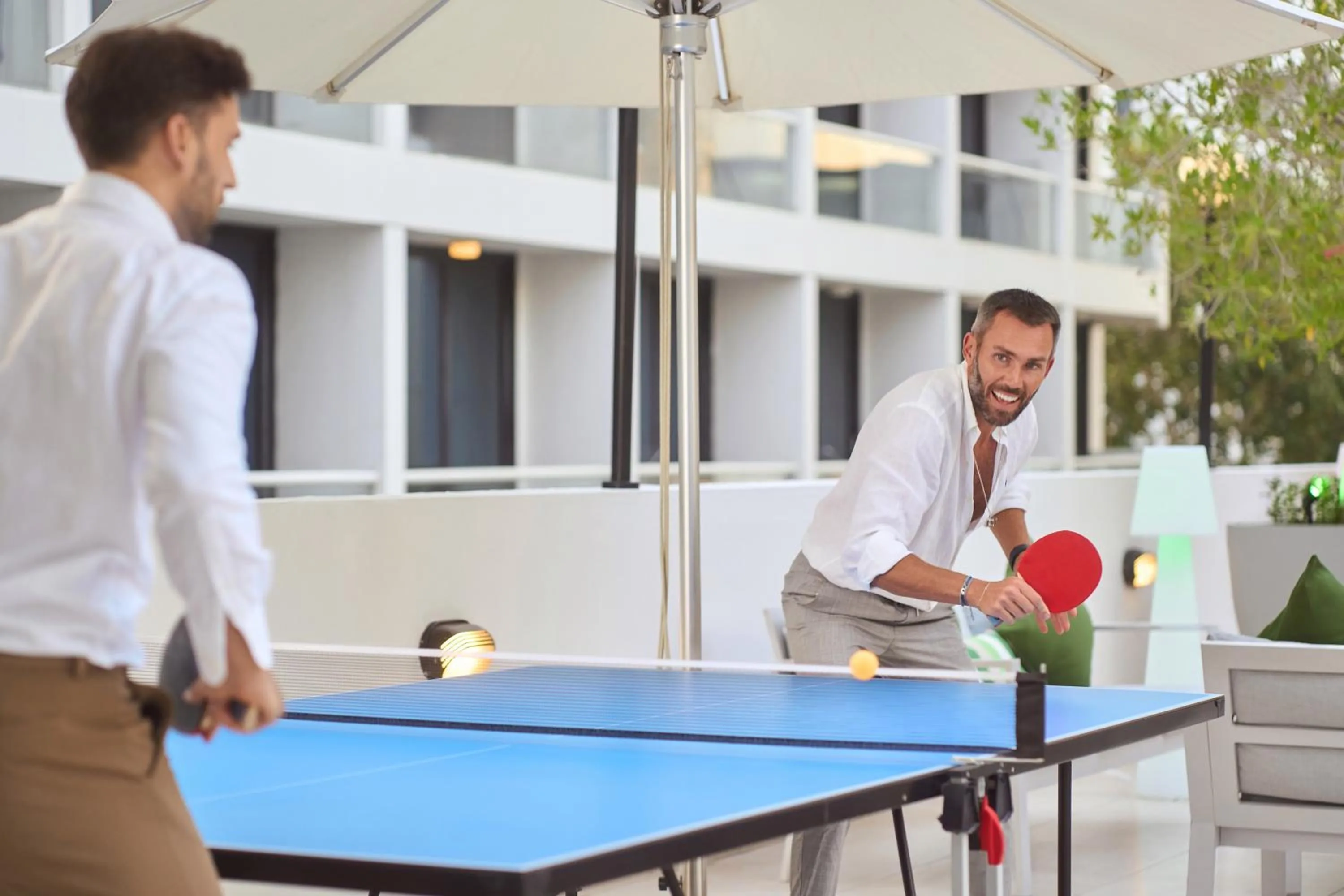 Table tennis in Golden Sands Hotel Apartments