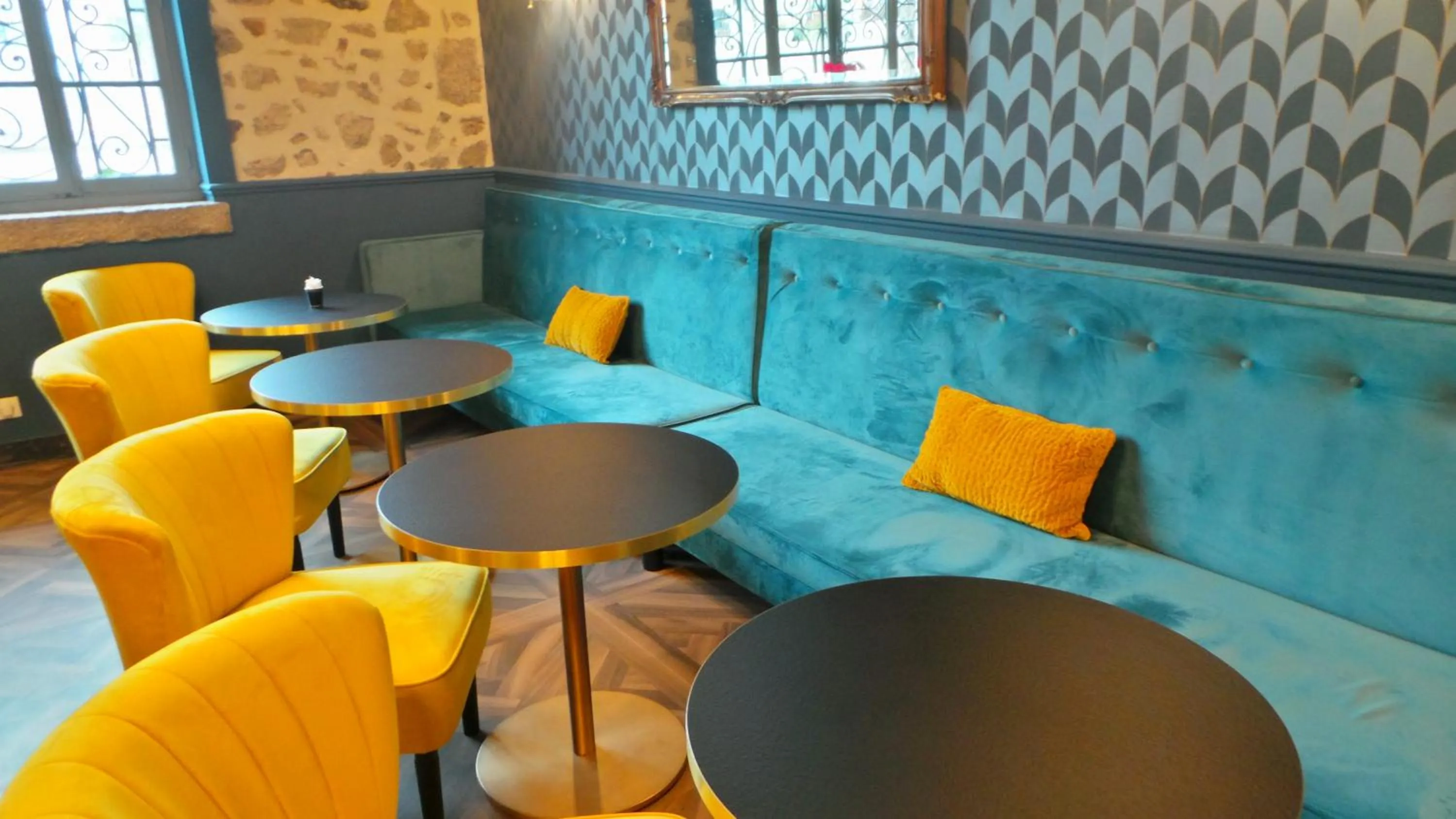 Living room in Hotel Relais Du Postillon