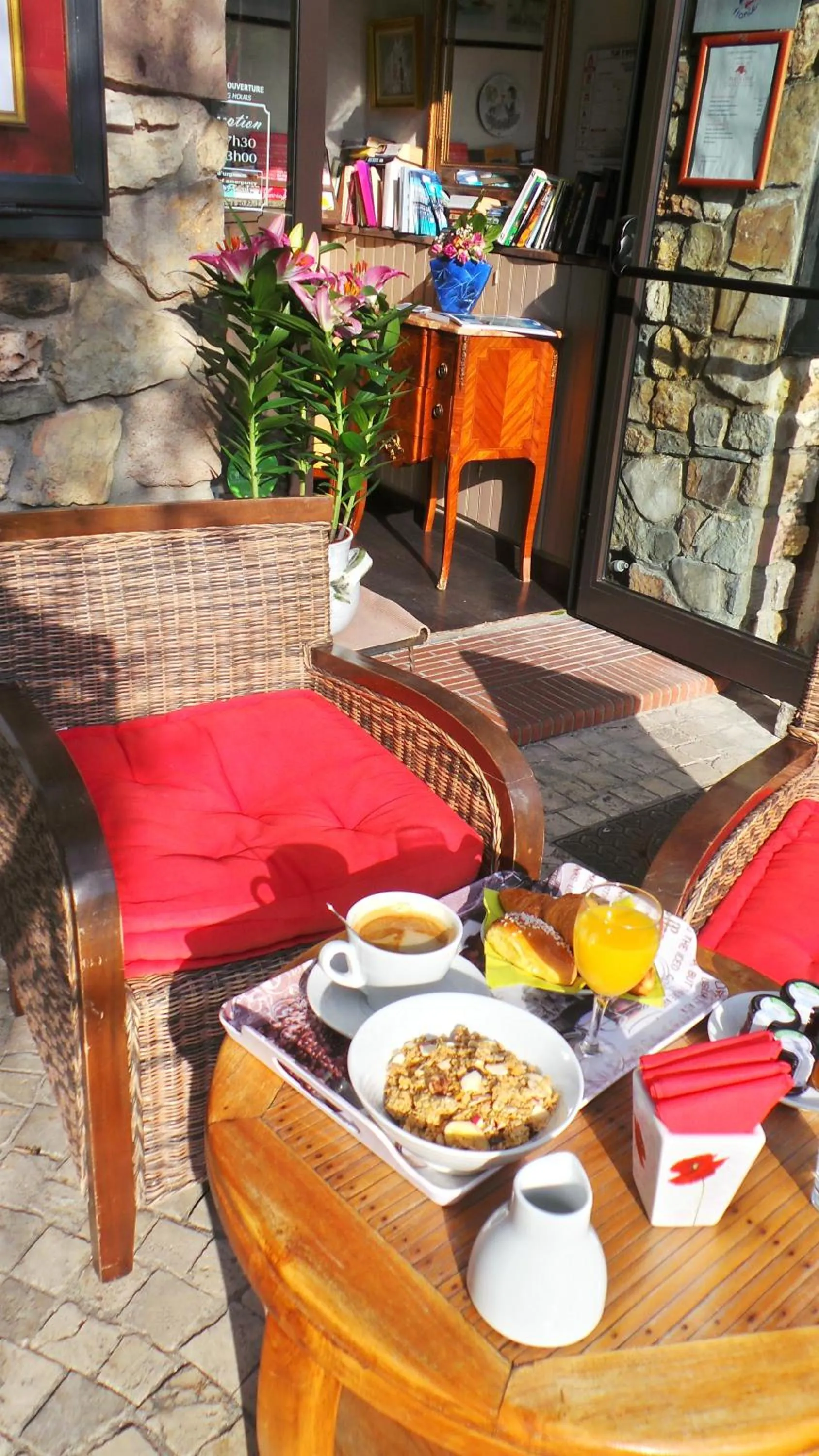 Balcony/Terrace in Hotel Relais Du Postillon