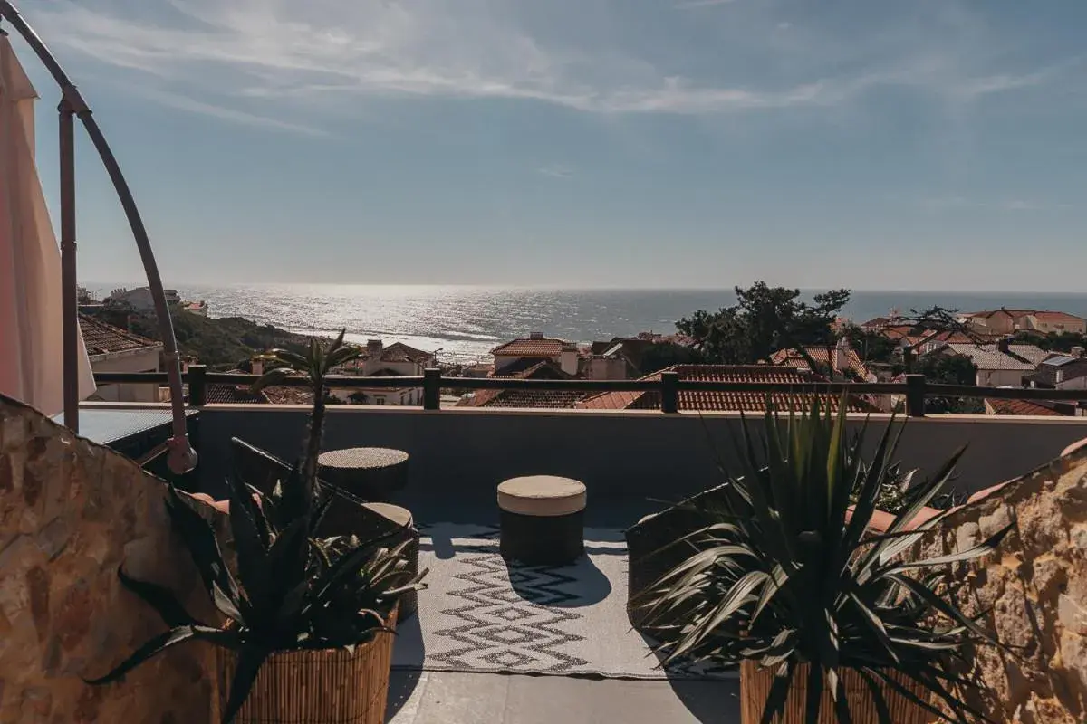 Deluxe Double Room with Balcony and Sea View in Joy Beach House Deluxe Double Room with Balcony and Sea View in Joy Beach House