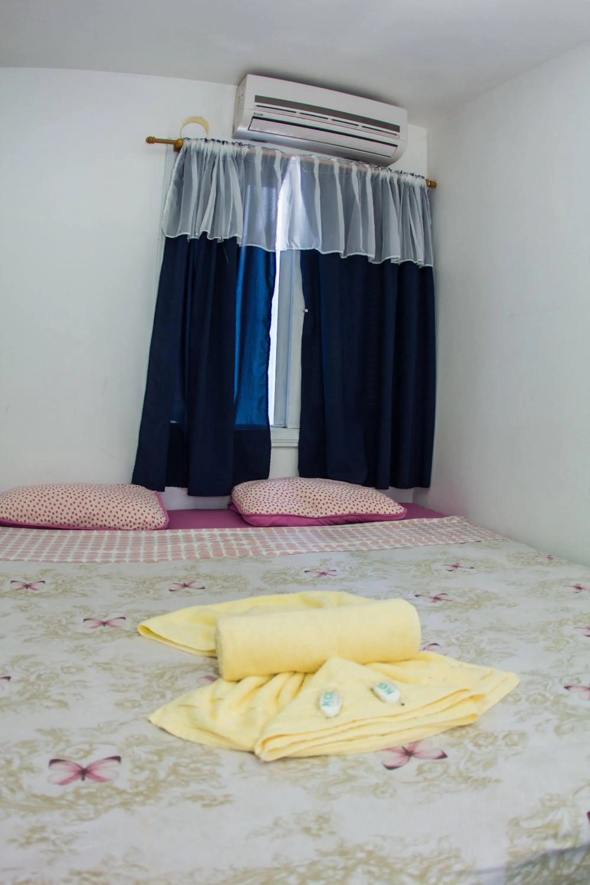 Bed in Hotel Recanto do Mar