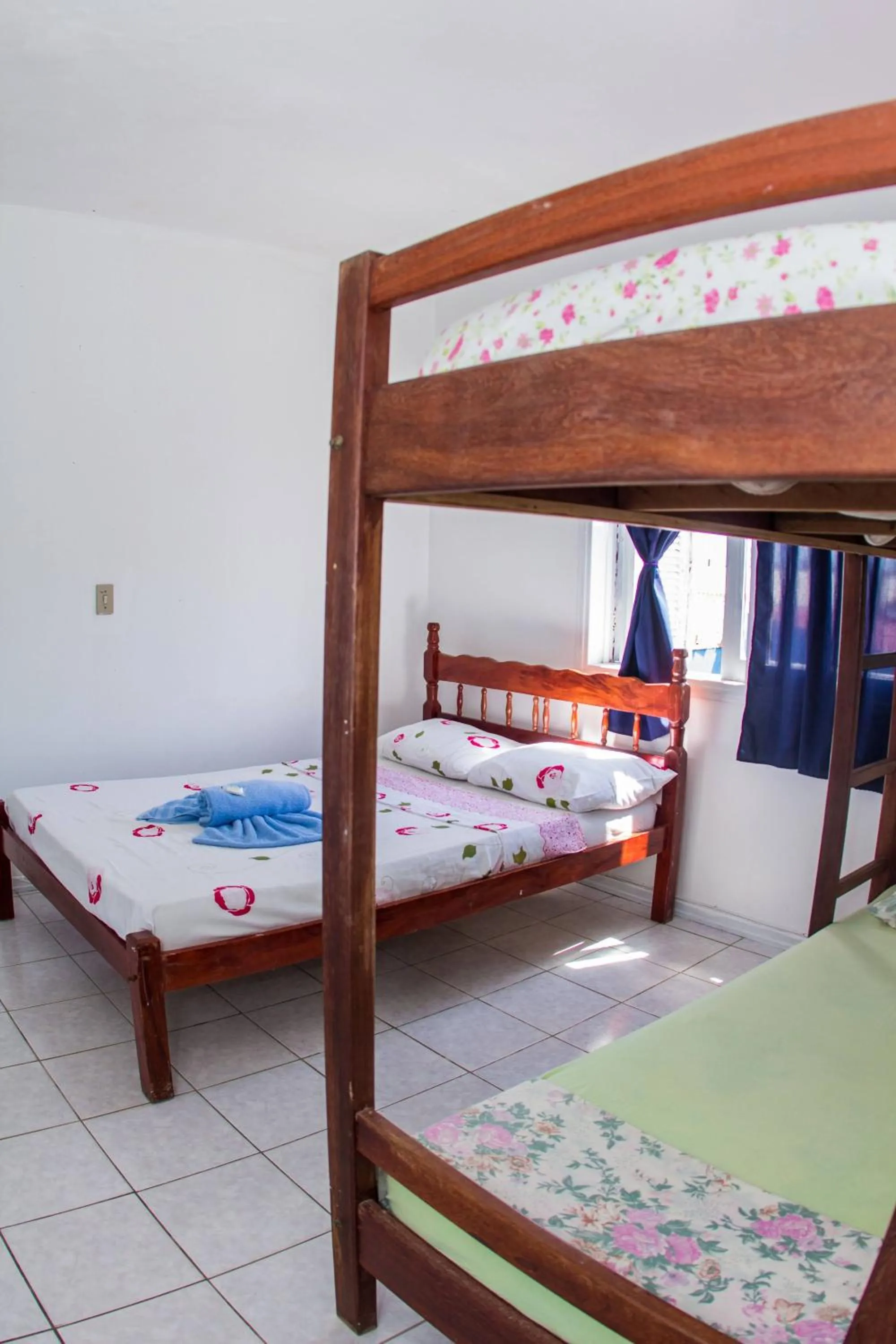 Bed in Hotel Recanto do Mar